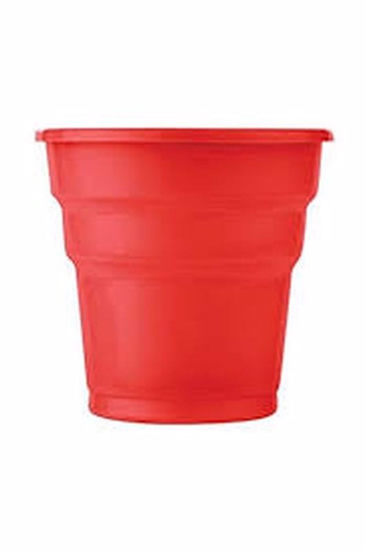 Partifest Plastik Bardak 25'li Kırmızı Renk