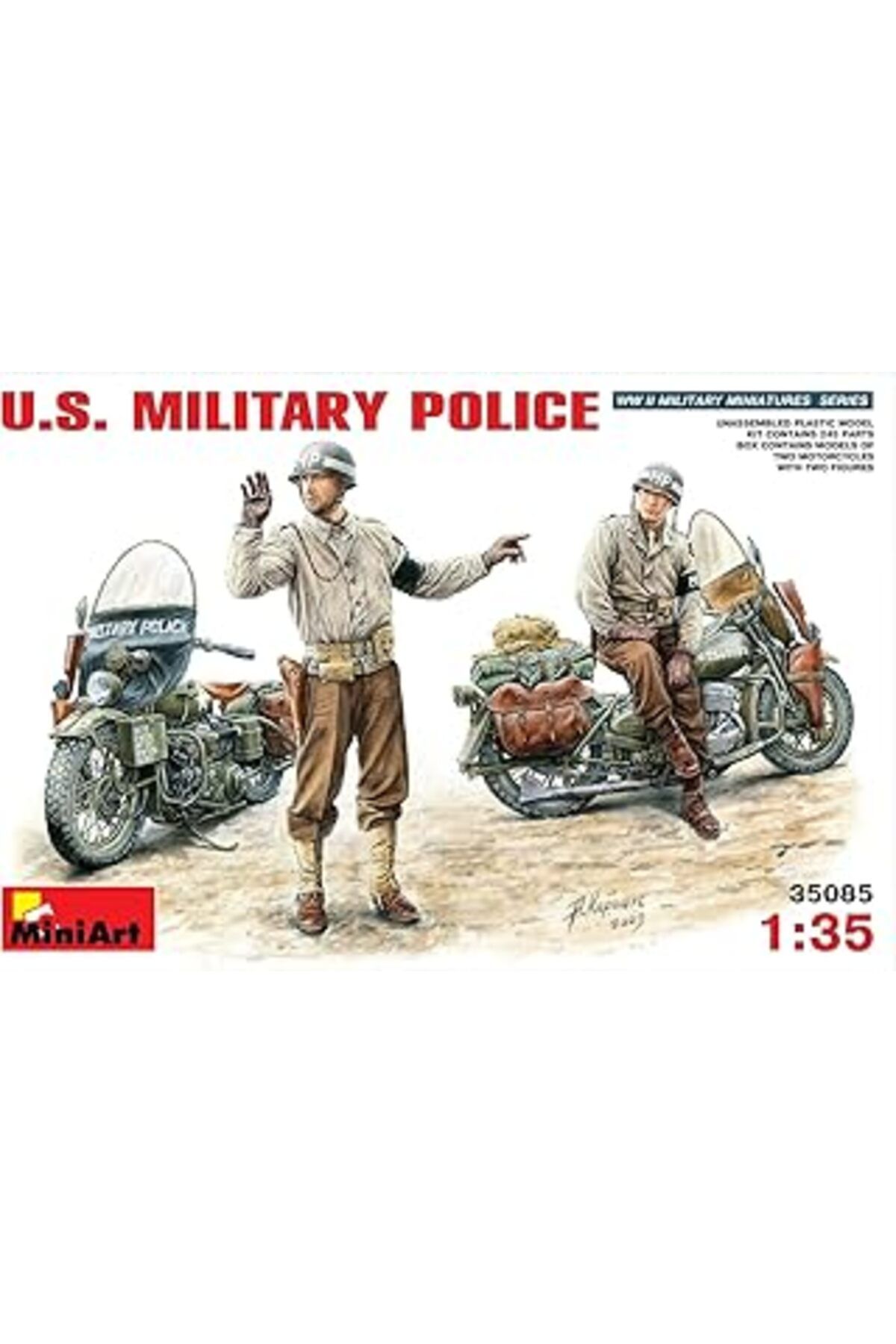 Qedii Miniart 35085 1:35 Amerikan Askeri Polisi