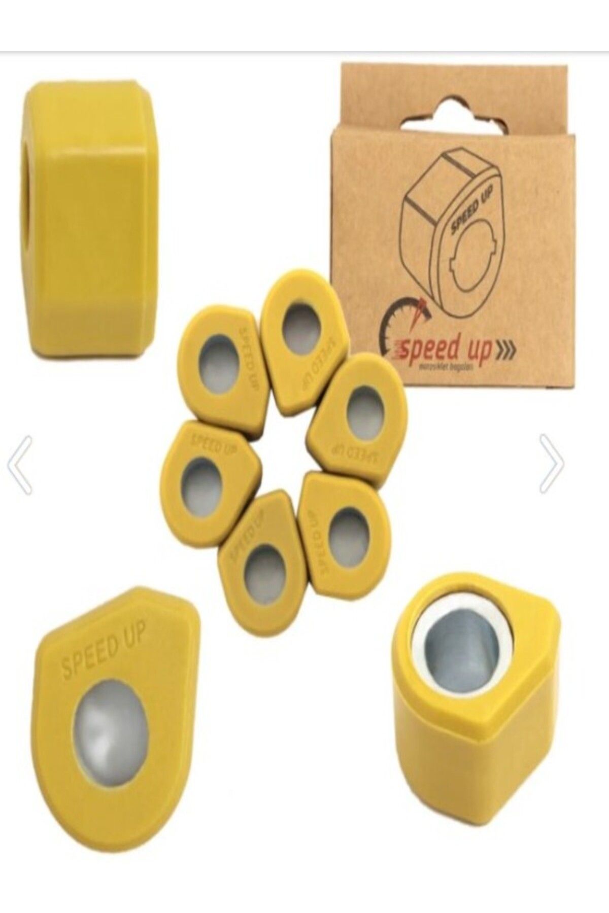 SpeedUp Motolux Rossi Rs125 Uyumlu Performans Bagası, Motosiklet Seti + Kızak Kaydırıcı Set