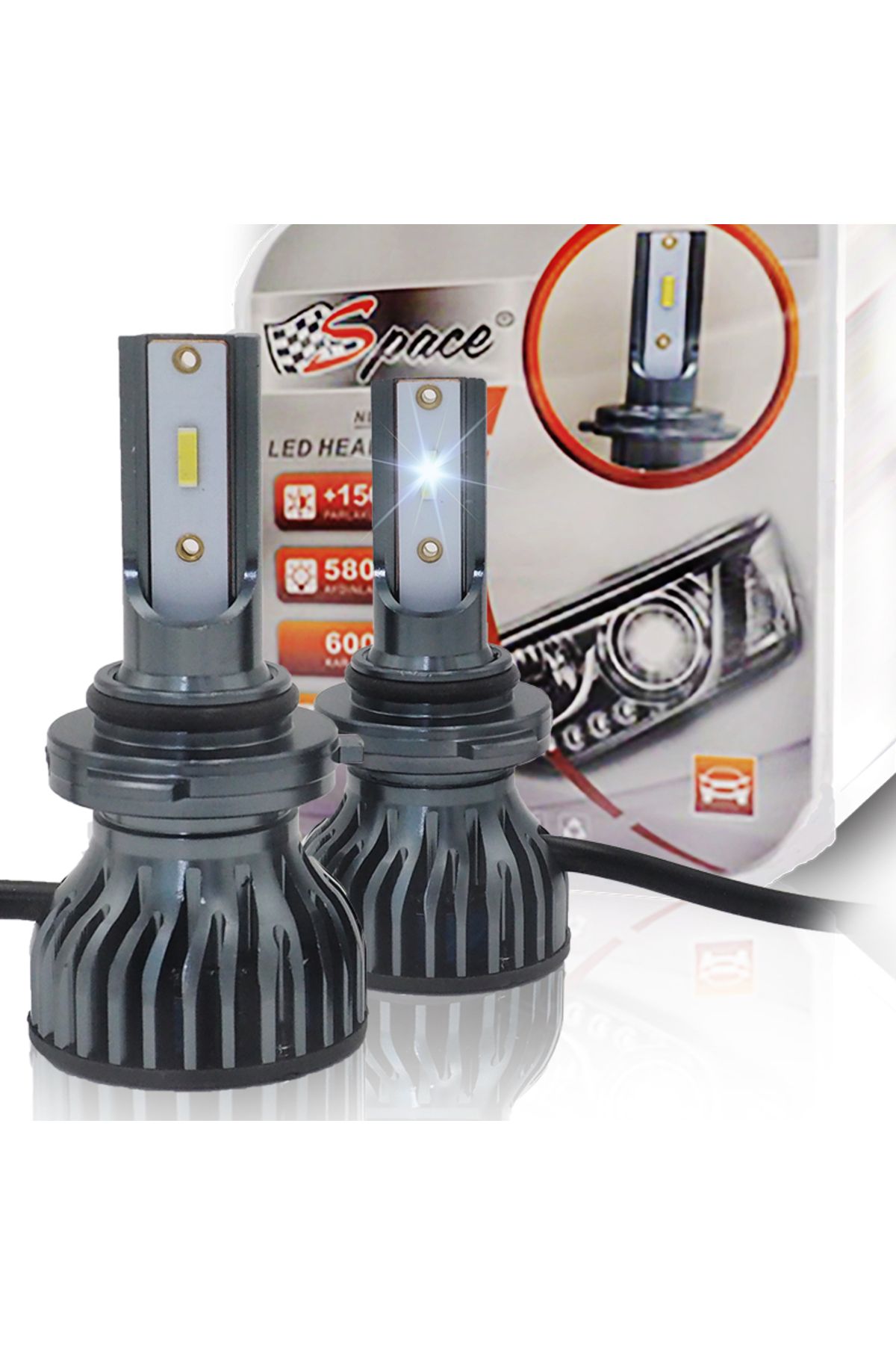 Space Led far ampulü 6000K 11600LM 12V 9005 / LAAM915