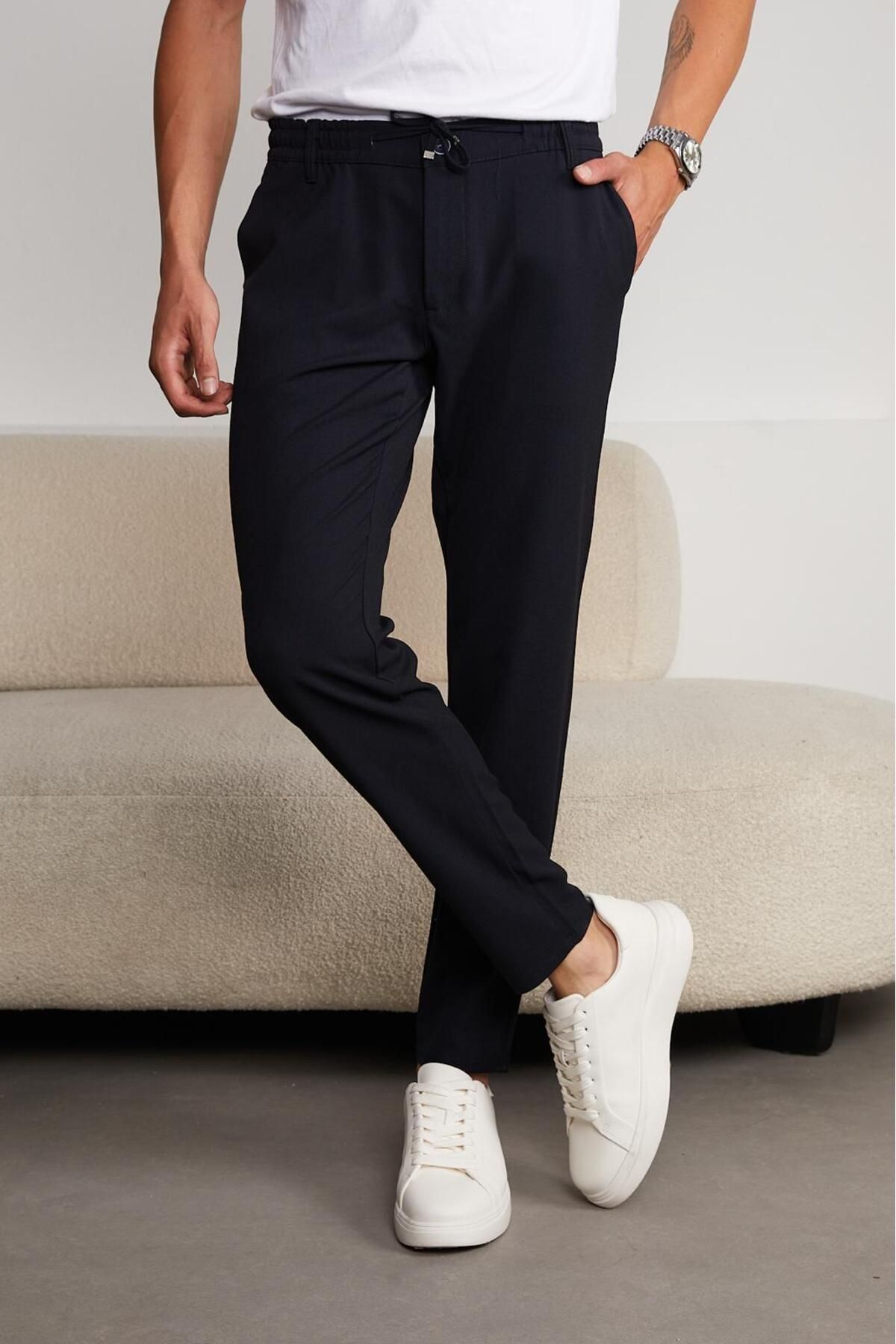 JACK CAPRİO Erkek Yeni Sezon Jogger Pantolon Likralı Yüksek Kalite Kumaş