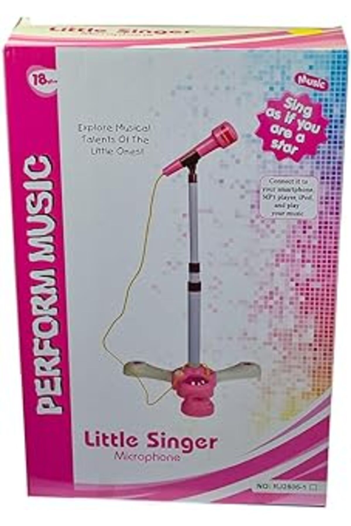 Mu Art Ahşap Toys E Toys Ayaklı Sesli Mikrofon