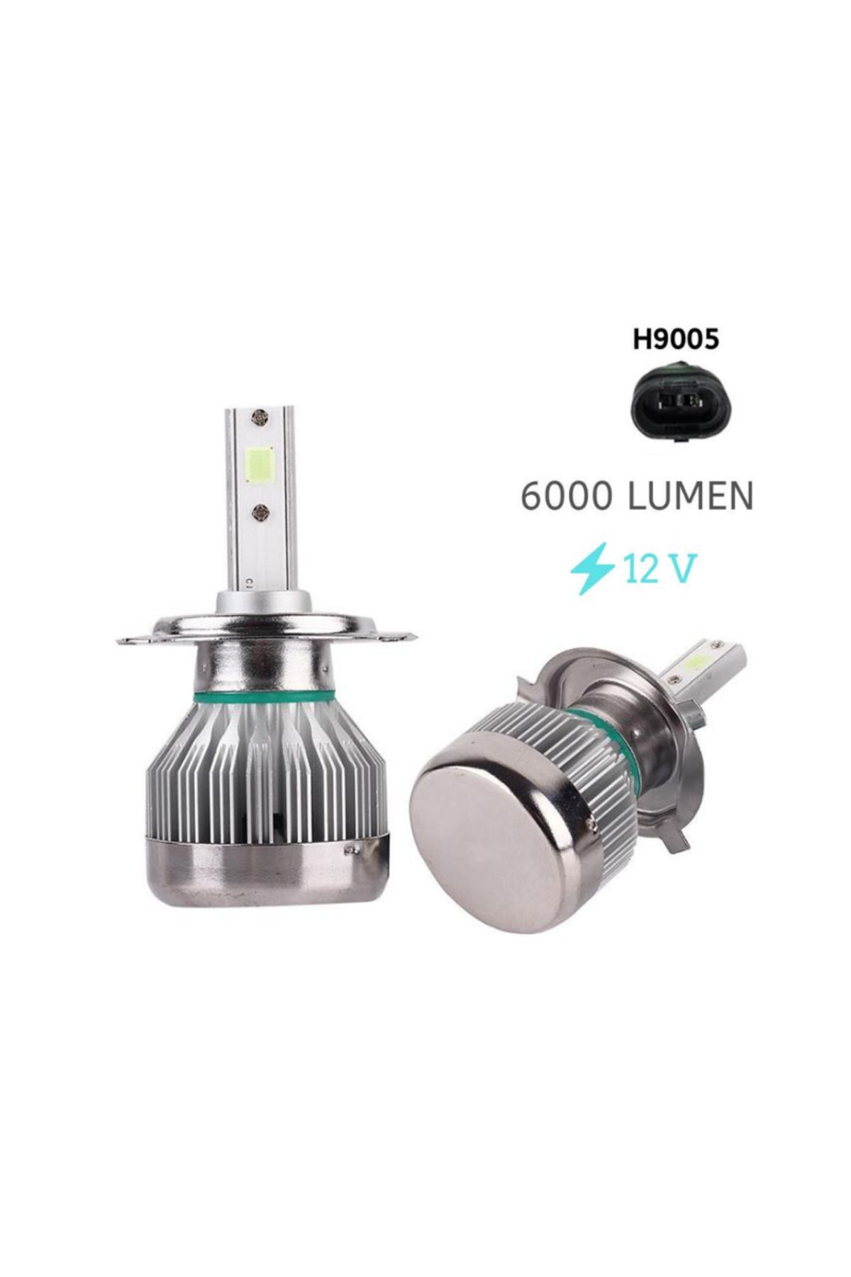Space Led Far Ampulü 9005-3500LMX2-30W-12V Buz Mavisi / LAAM703
