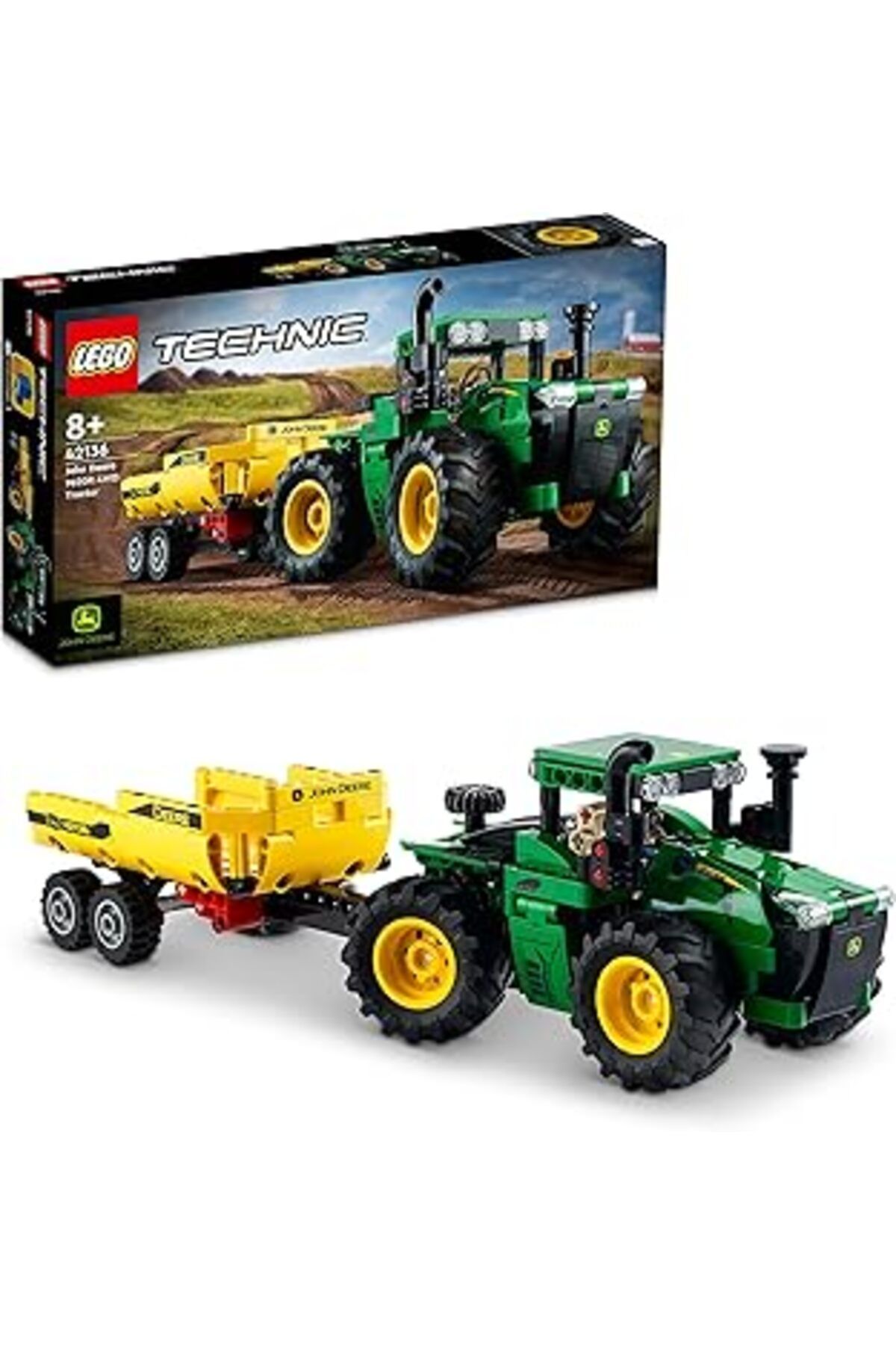 Qedii Lego® Technic John Deere 9620R 4Wd Traktör 42136-8 Yaş Ve Üzeri Çocuklar Için Oyuncak Traktör Yapım
