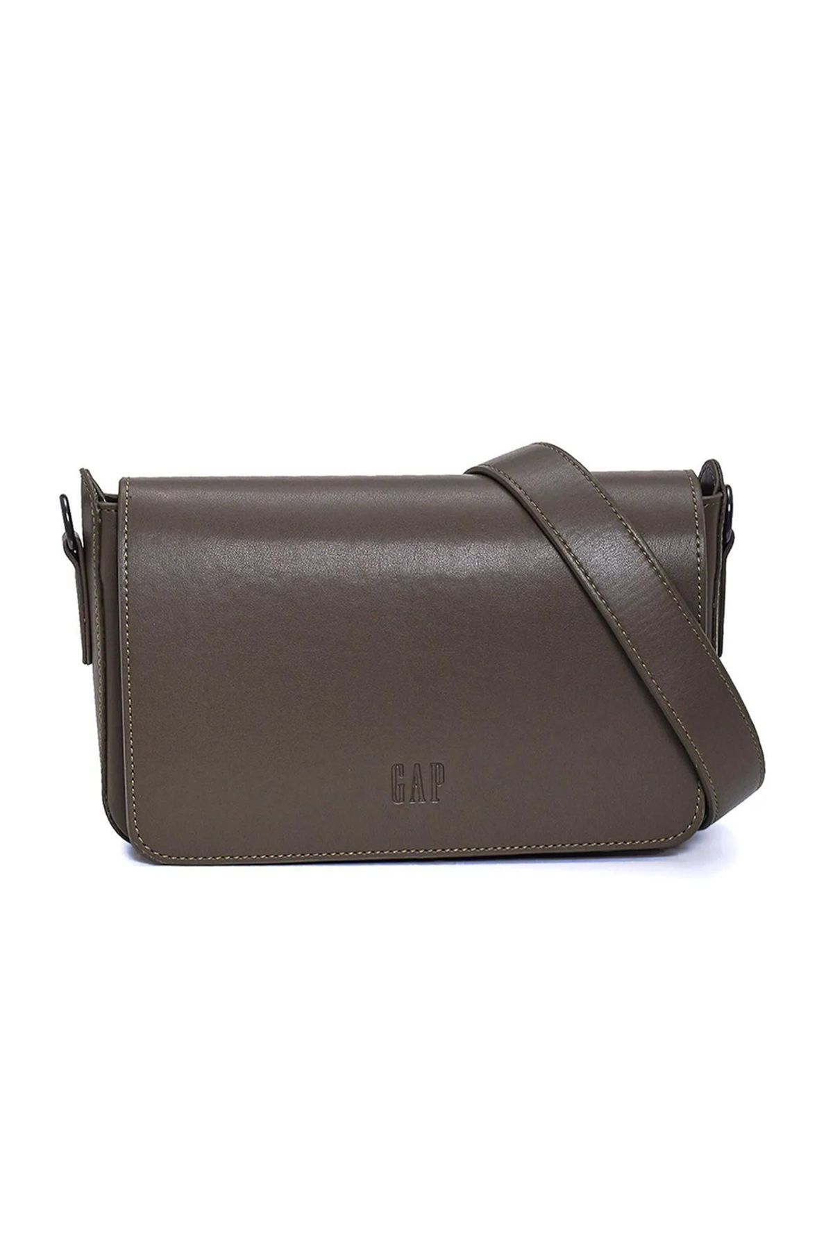 GAP 08029 Haki Kadın Suni Deri Omuz Çantası