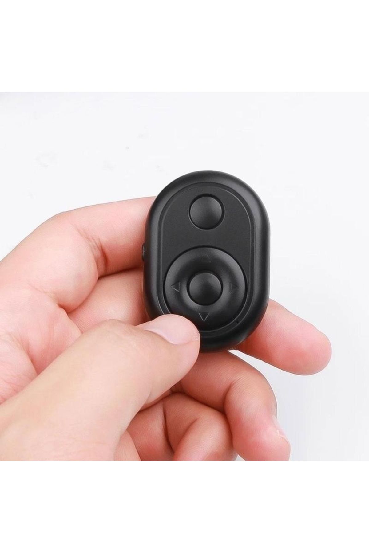 TECHSTAR-® Mini Wireless Remote Control, Black, Bluetooth, Camera Control, Timer, Player Control, No 7