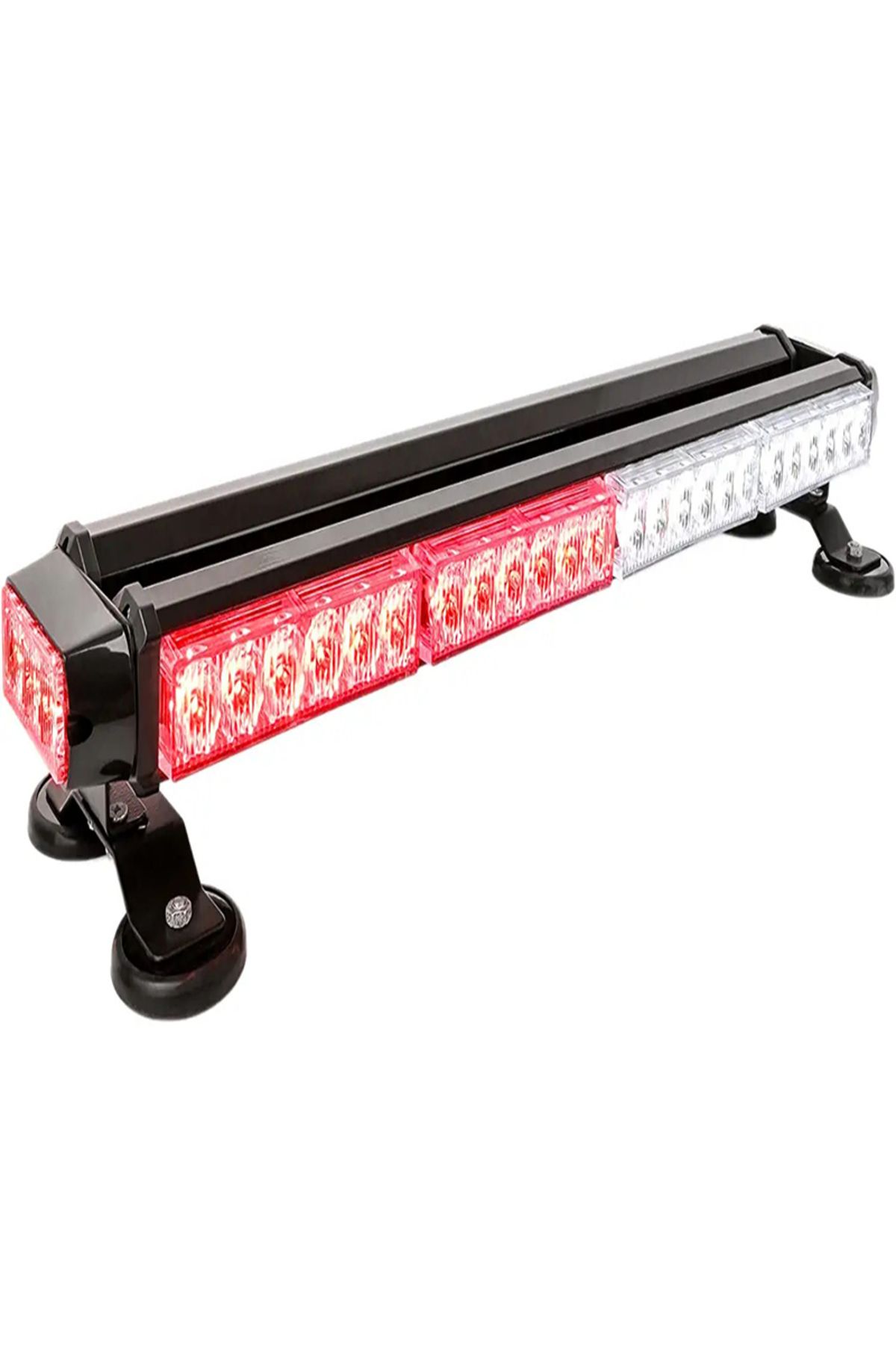 Space Çakar lamba çift taraflı 54 led kırmızı-beyaz / LAPA526-1