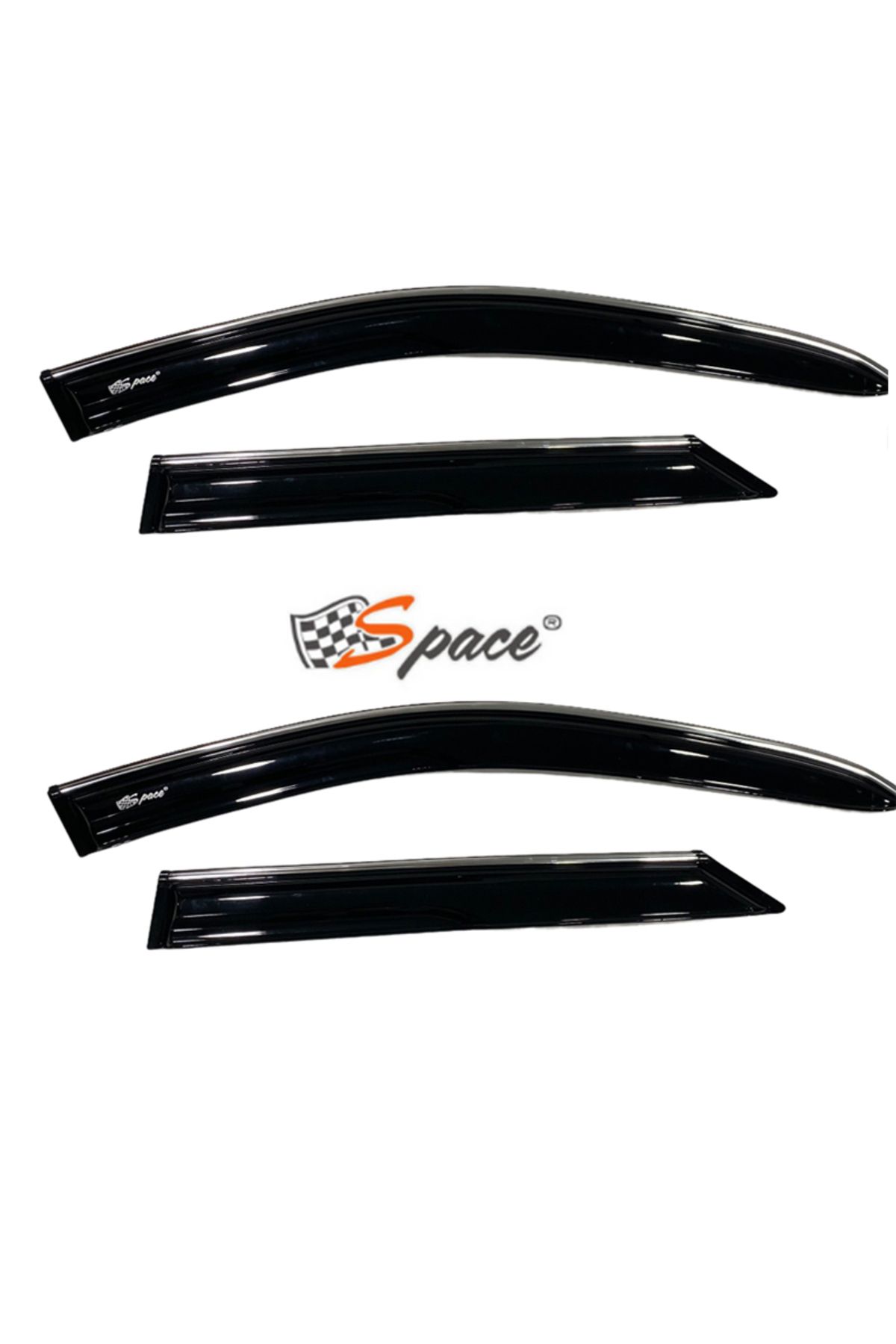 Space Krom cam rüzgarlığı Honda Civic 2001-2005 4'lü/ CARU427