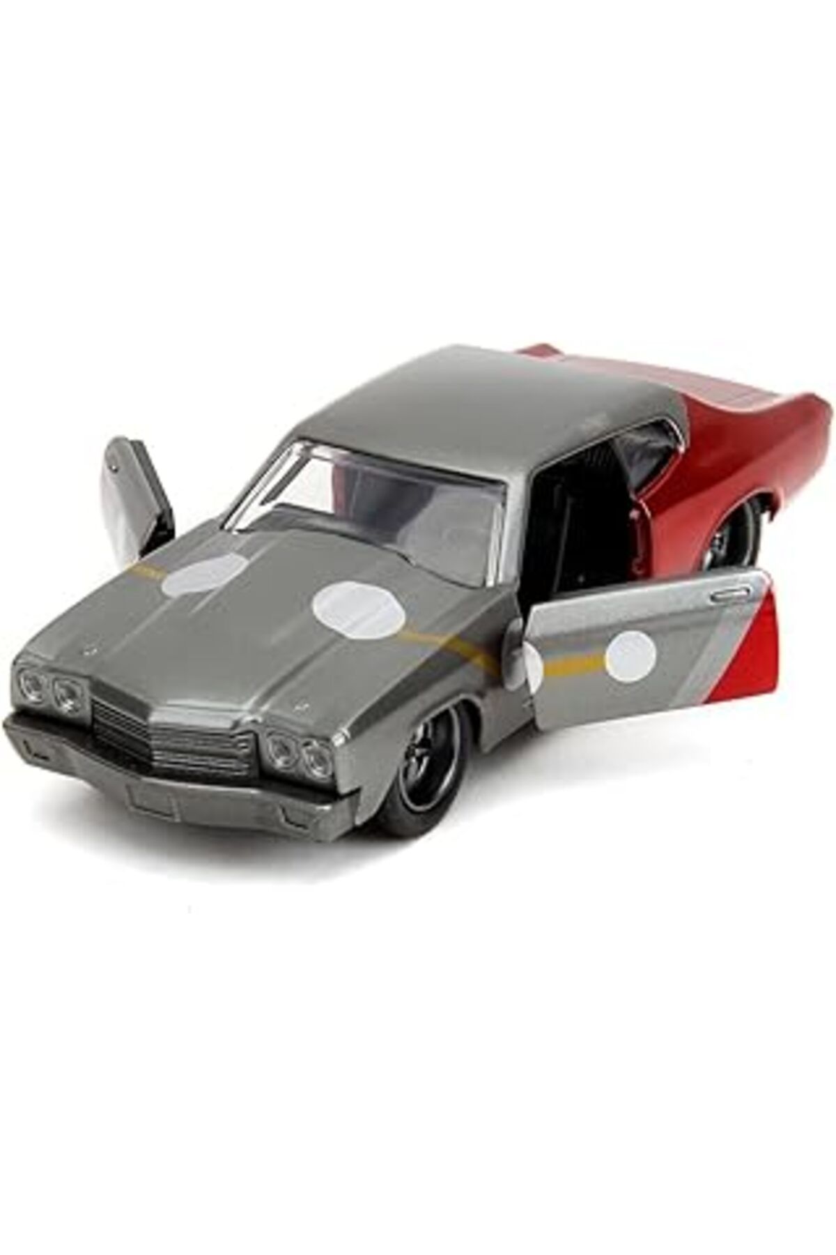 Pazarcan Jada, 253223019, Marvel Thor Figürü & 1970 Chevy Chevelle Ss Model Aracı, Die-Cast (Metal), Serbest