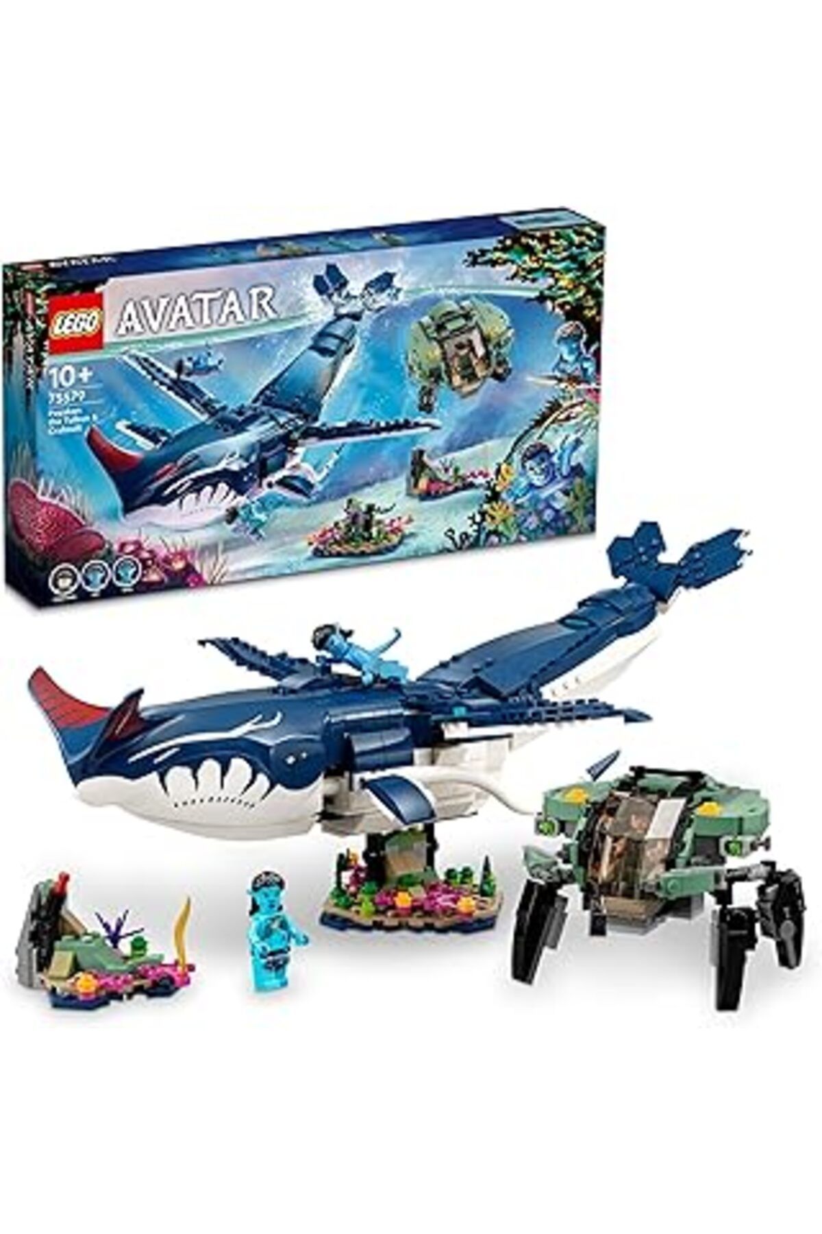 Qedii Lego® Avatar Payakan Tulkun Ve Yengeç Zırhı 75579-10 Yaş Ve Üzeri Için 3 Minifigürlü Eğlenceli Kole