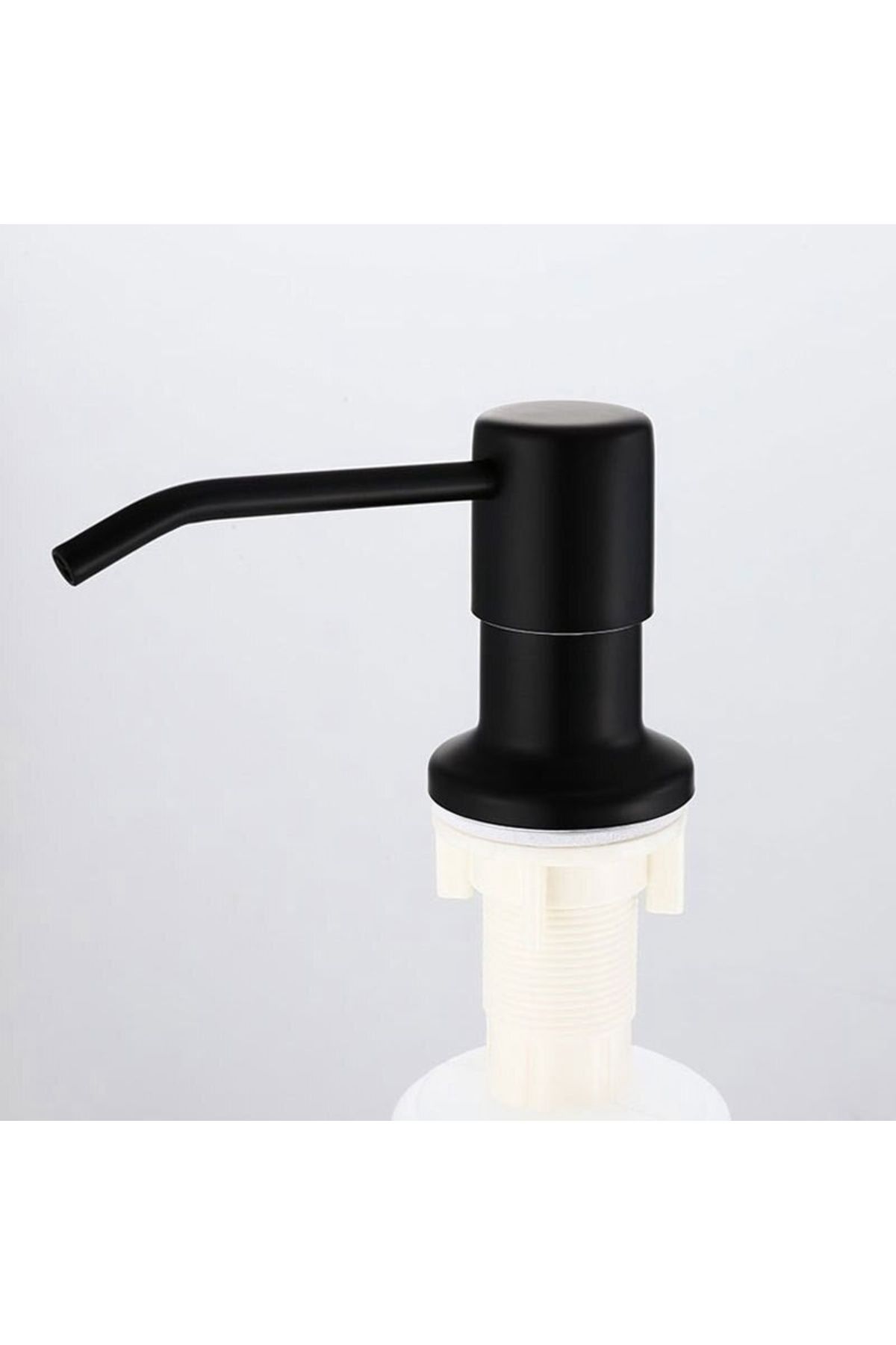 TECHSTAR-Dozator încorporat negru, pentru chiuvetă, săpun, detergent, 300 ml 3