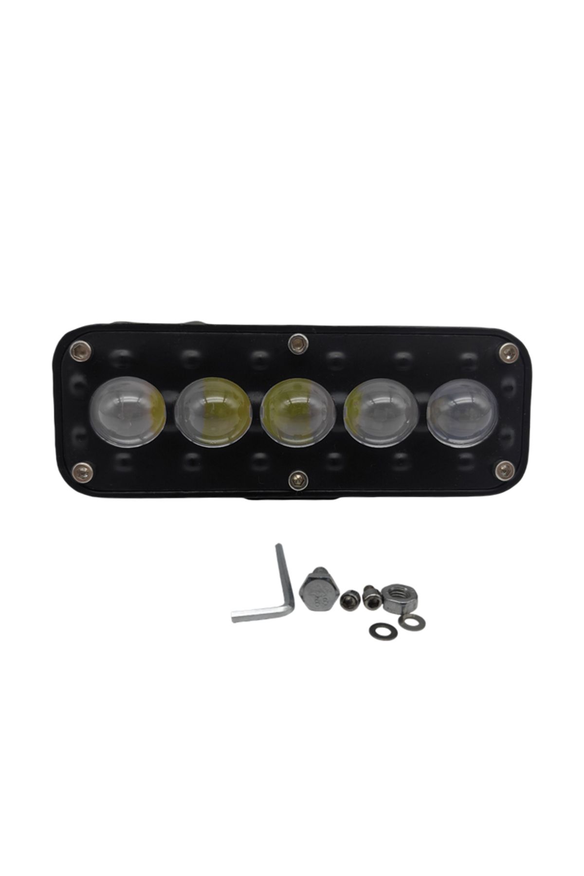 Space Offroad sis lambası 2 x4 x 11,5cm beyaz-sarı gündüz ledi kırmızı / LASS384