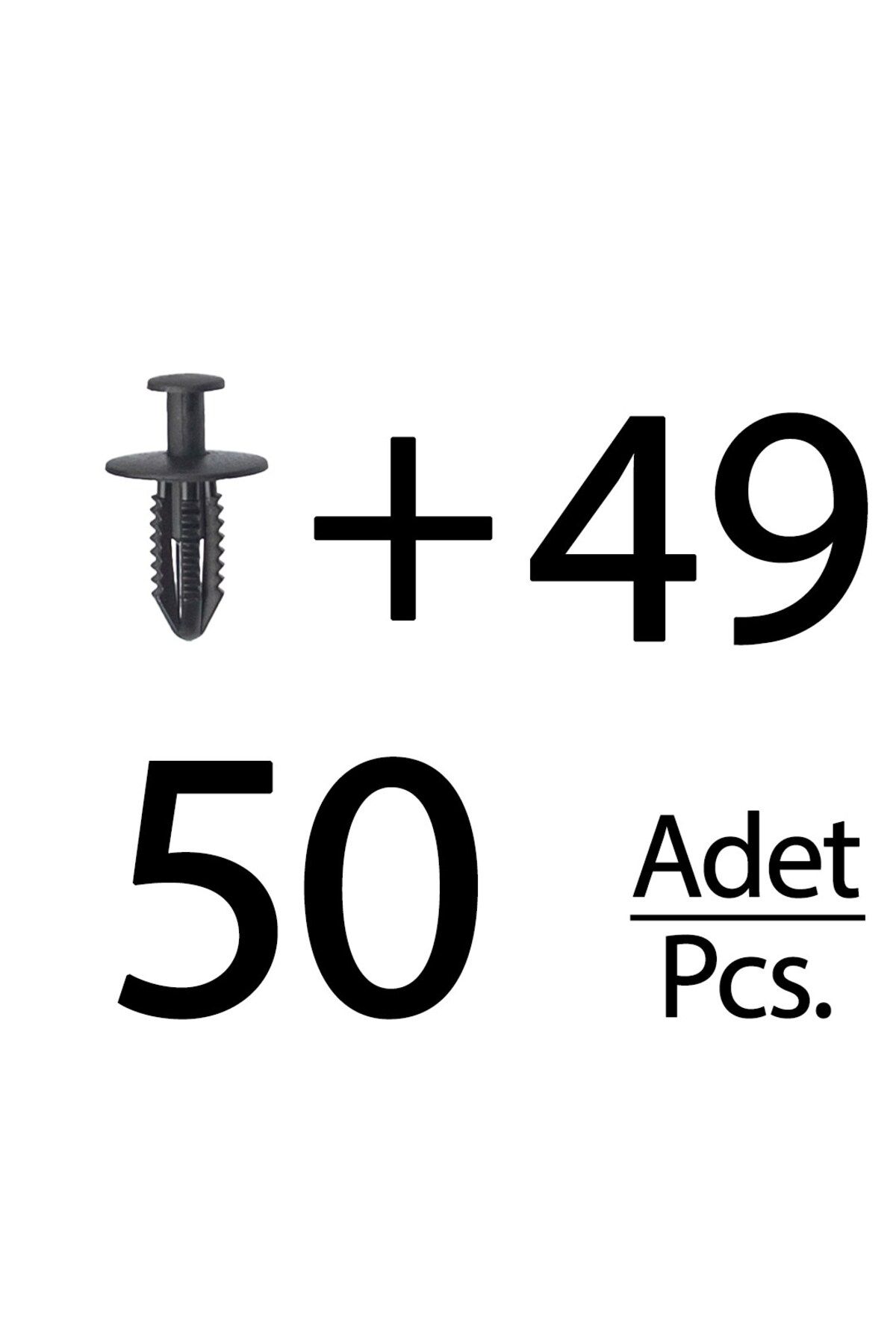 ALPHA AUTO PART Mercedes için Tampon Klipsi- 50'li