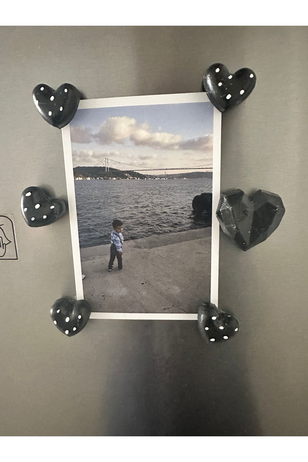 evdeki atölyem 6’lı love ,kalp model magnet/dolap süsü