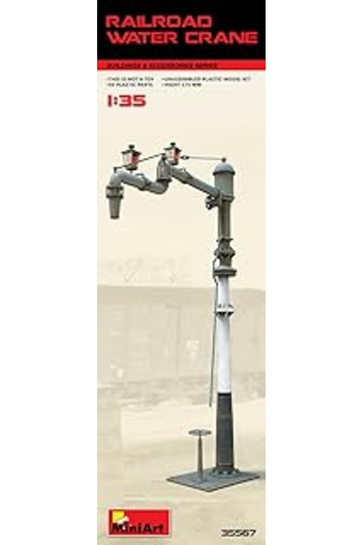 Pazarcan Miniart "35567 – Modellbauzubehoer Railroad Water Crane"