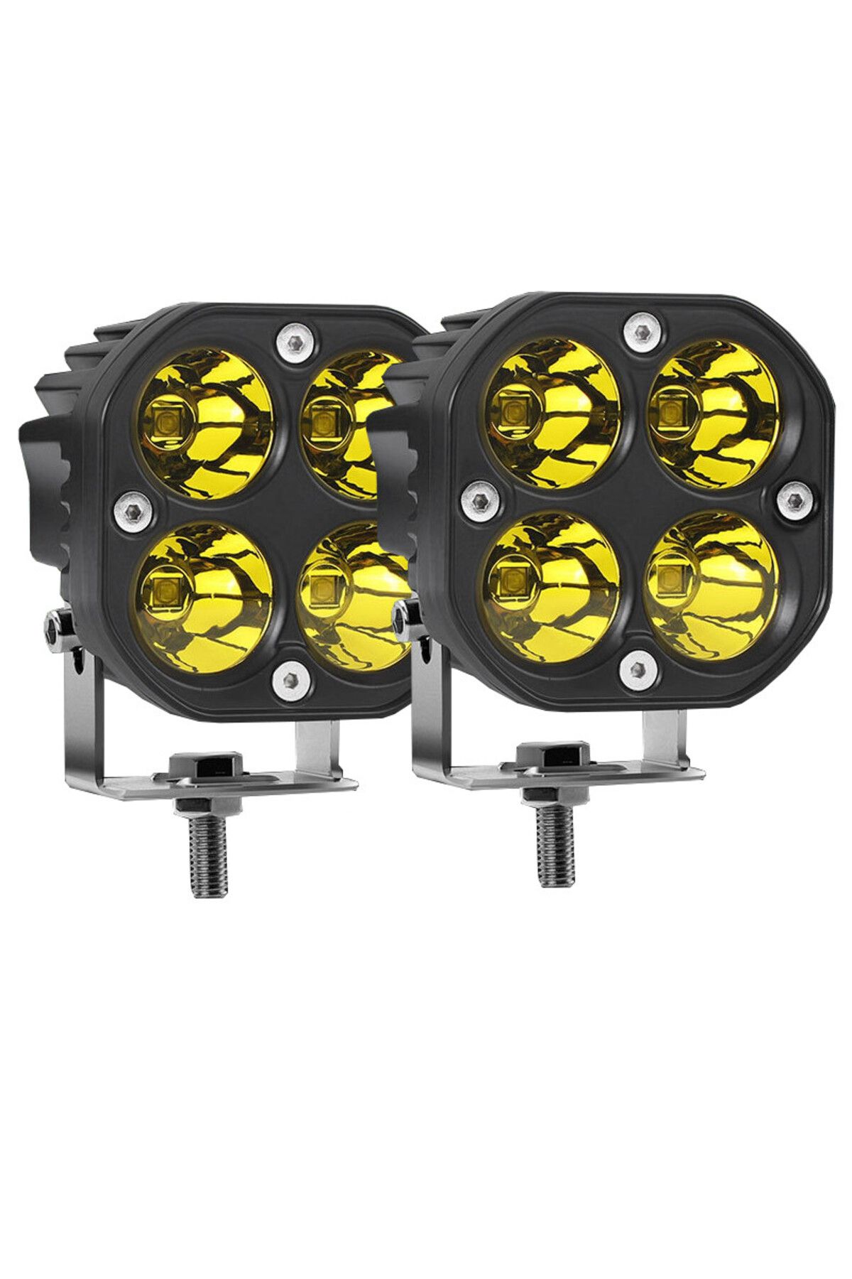 Space Offroad sis lambası sarı 4 led 40w 12-32v set / LASS284-1