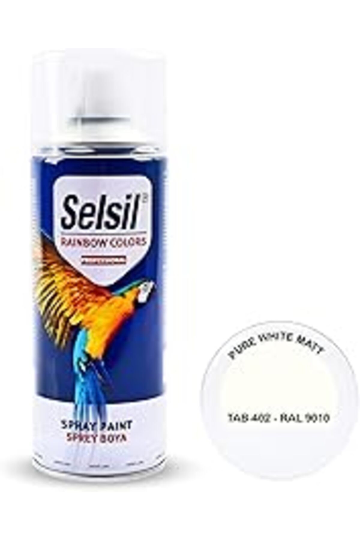 Pazarcan Selsil Raınbow 400 Ml Sprey Boya Beyaz Mat