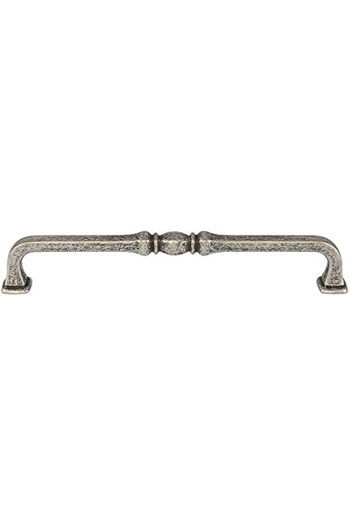 Mu Art Ahşap Gürçay Kale Kulp Antik Gümüş 160Mm (2 Adet)