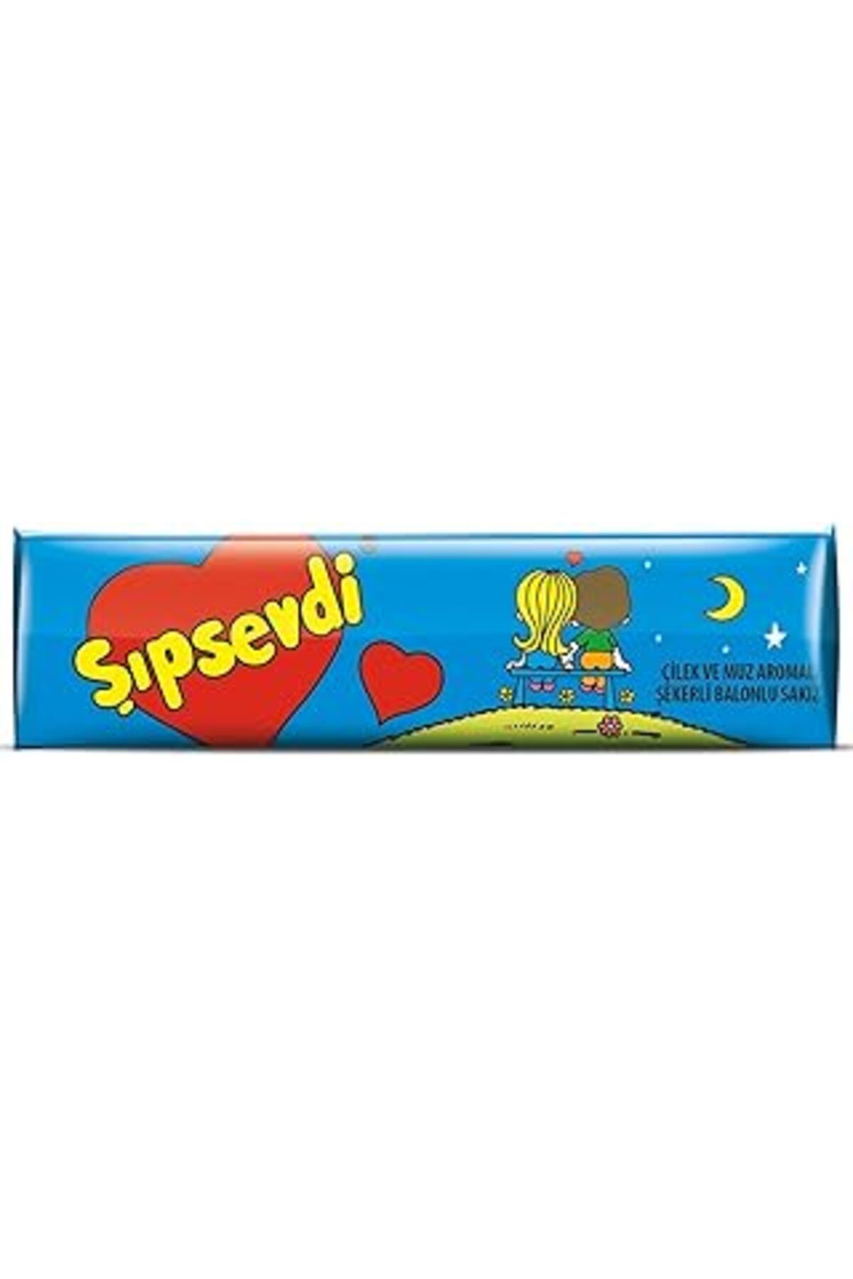 TBSProjects Şıpsevdi Muz & Çilek Aromalı Eğlenceli Sakız 25 Gr - 20 Adet