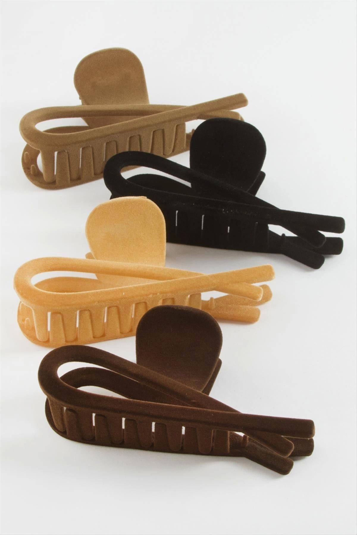 Heez Oval Renkli Kadife Mandal Toka 13 cm
