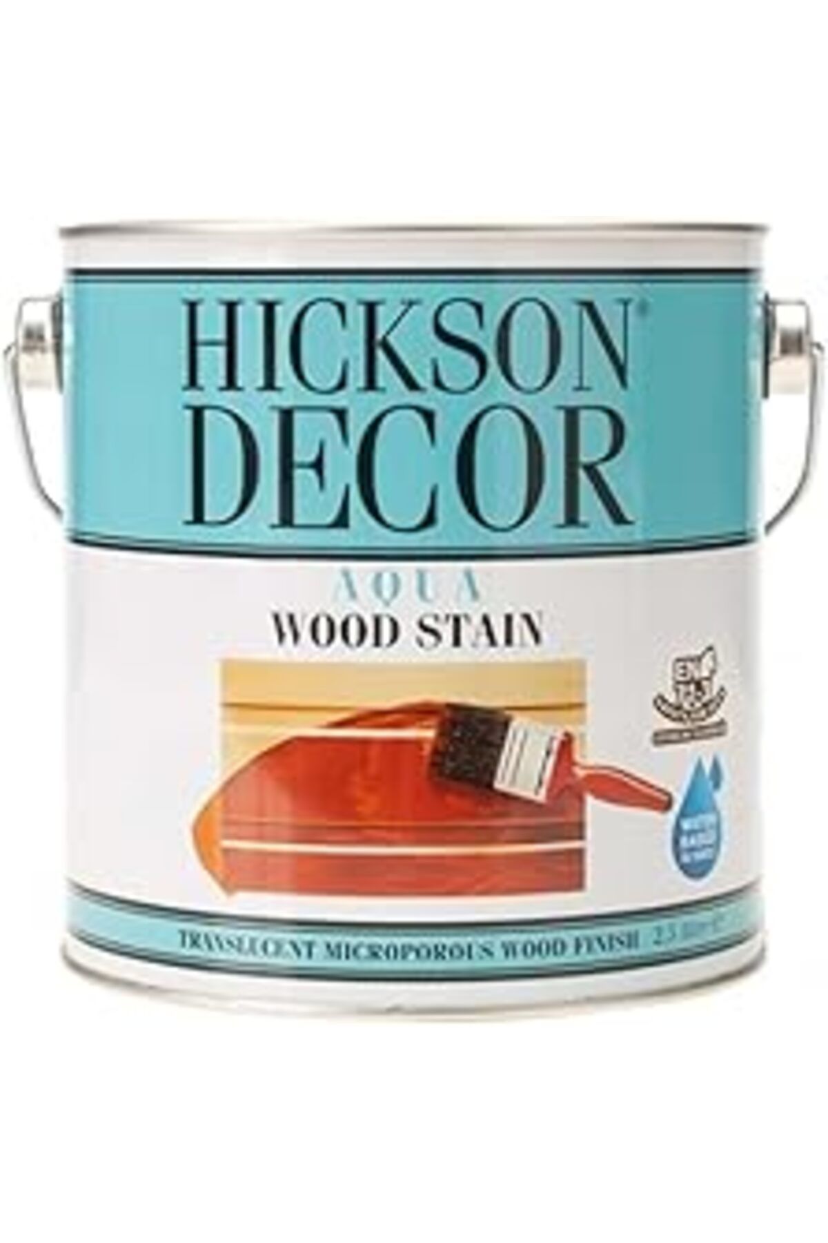 Pazarcan Hemel Hickson Decor Su Bazli - Aqua Light Renk Cila Birleşik Diş Mekan Boyasi 2,5 Lt