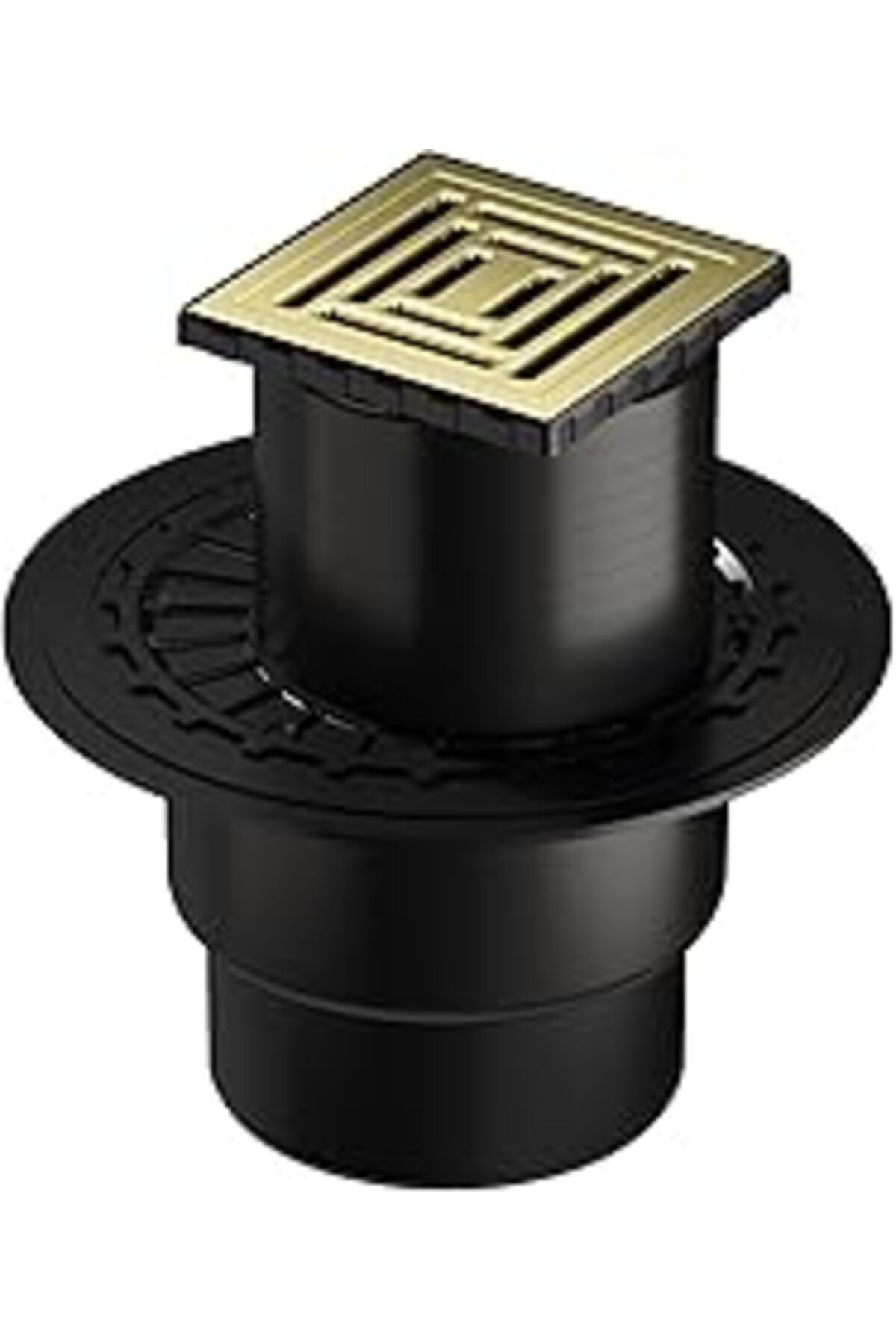 Qedii Vitra V-flow Kare 5607322 Yalıtımlı Duş Kanalı Alttan Çıkışlı Dk 800 Kapak Parlak Altın