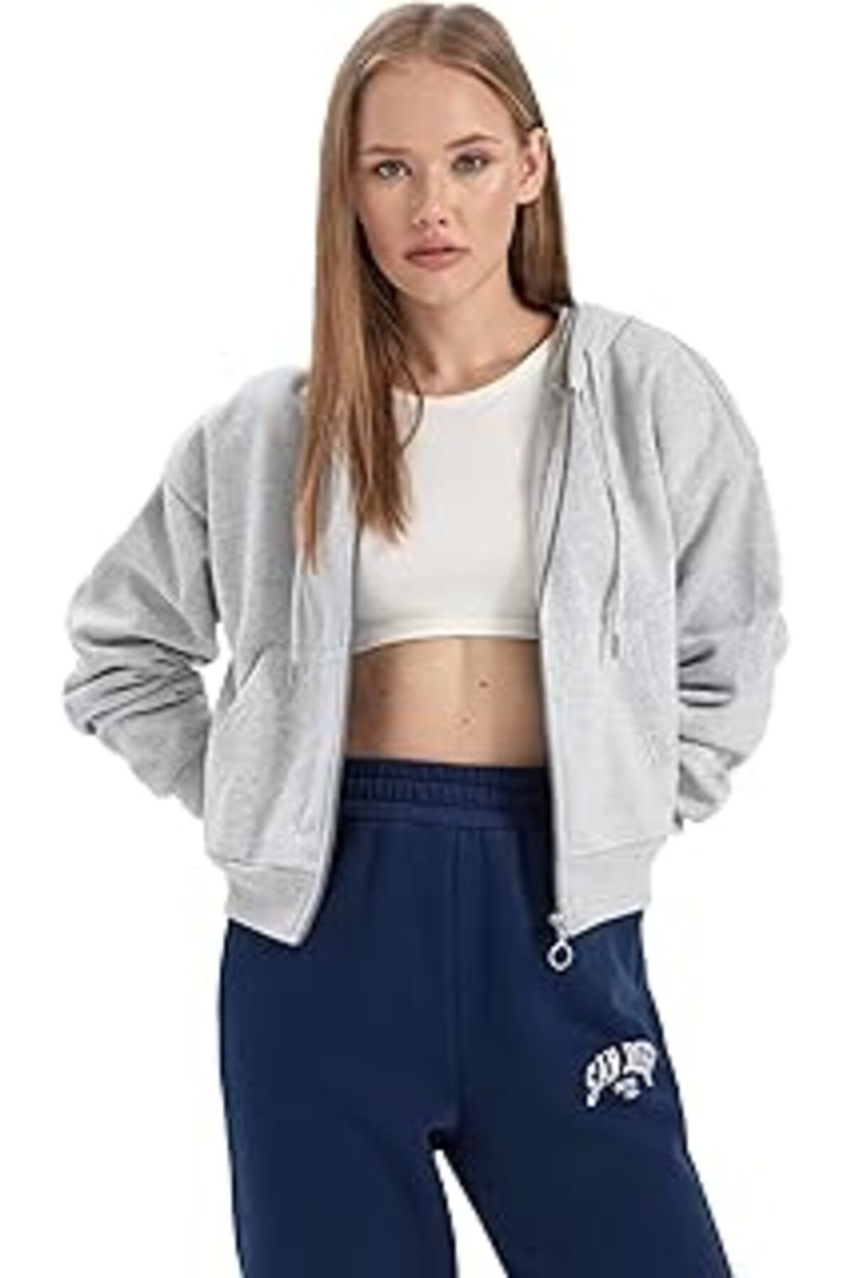 TBSProjects Defacto Coool Regular Fit Kapüşonlu Fermuarlı Sweatshirt
