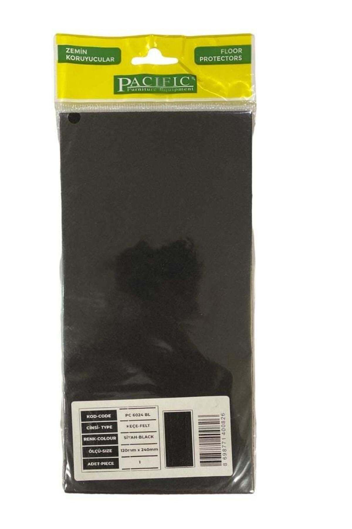 Modafiks Pacific 6024 BL Yapışkanlı Keçe 120 mm X 240 mm Siyah