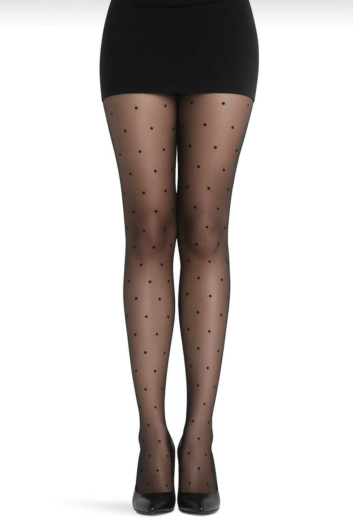 DÜVEN Stil Model Siyah İnce Külotlu Çorap - Style Pantyhose