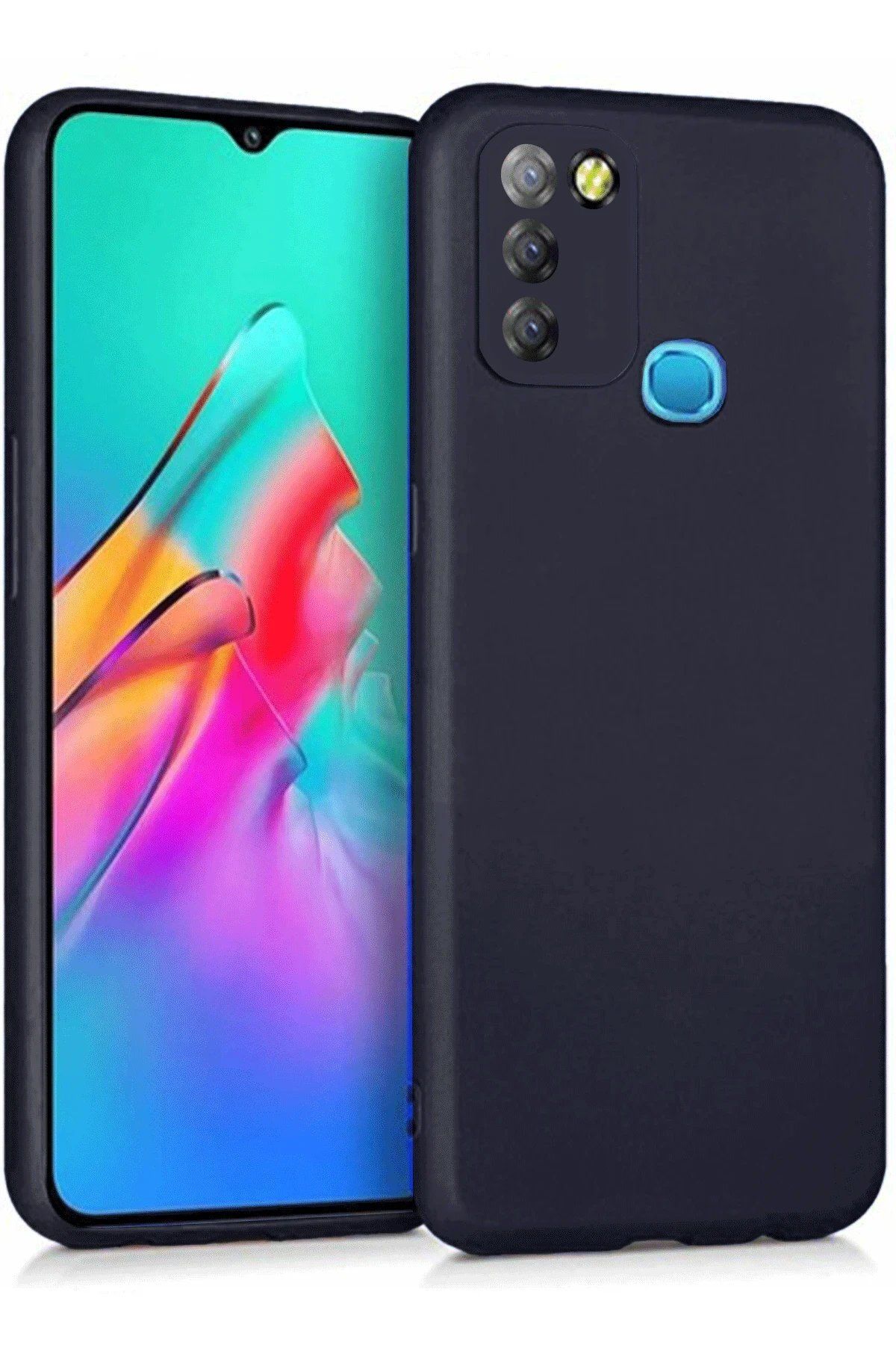 Toptan Bulurum İnfinix Smart 5 Kılıf First Silikon - Siyah