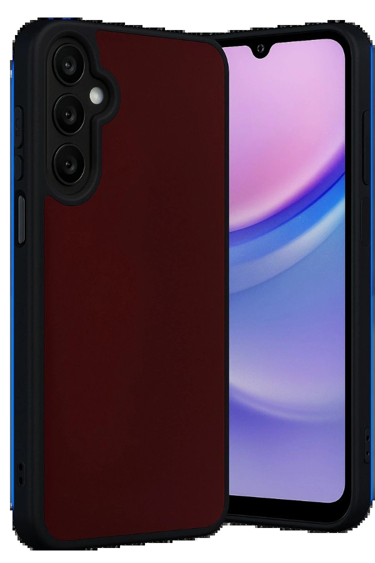 Toptan Bulurum Samsung Galaxy M15 Kılıf Aras Deri Kapak - Bordo