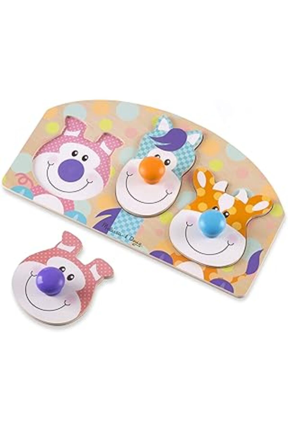 Qedii Melissa & Doug Büyük Tutmalı Yapboz, Çiftlik