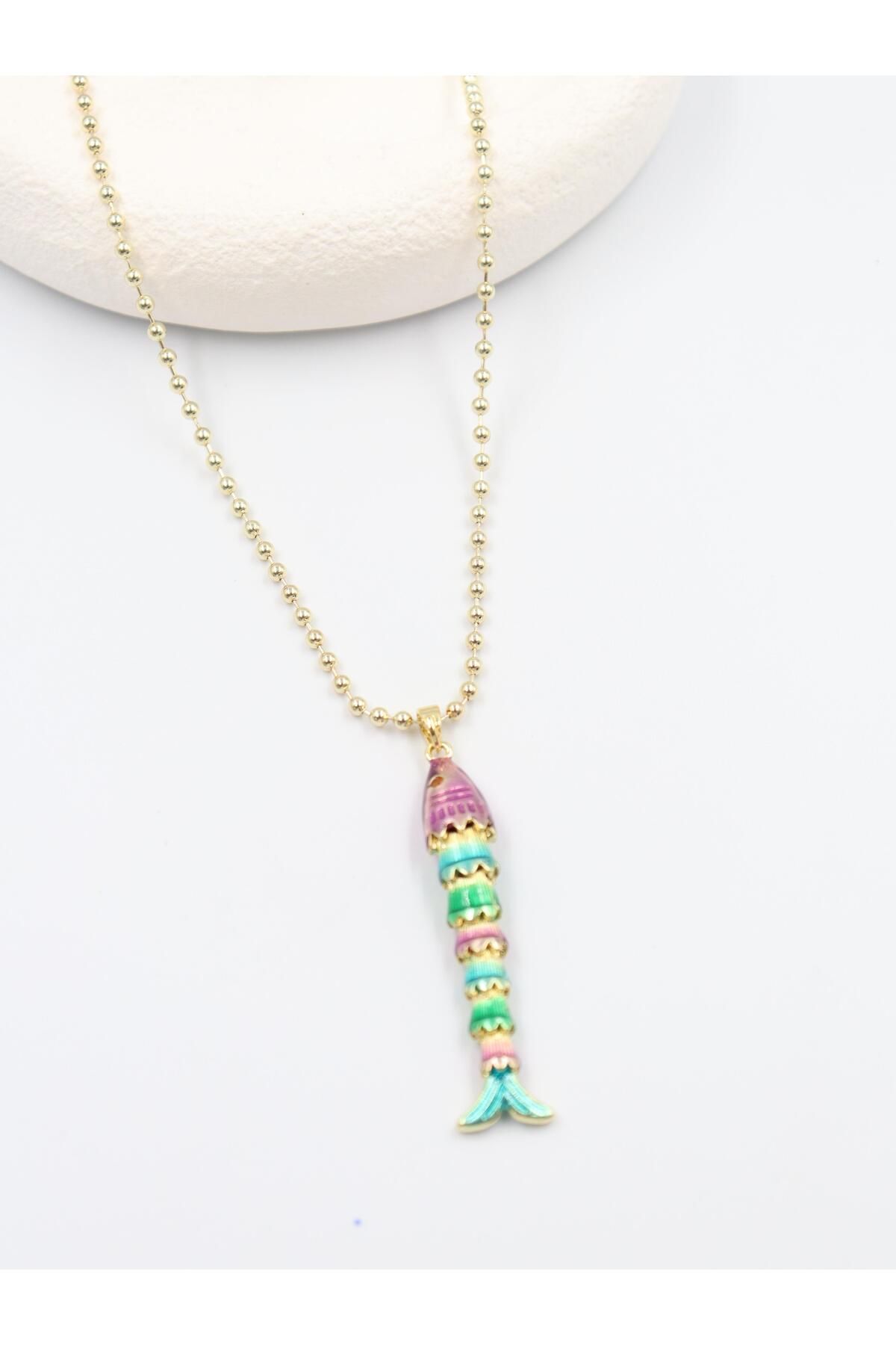 BY CANSU ACCESSORİES Gitte Balık Kolye