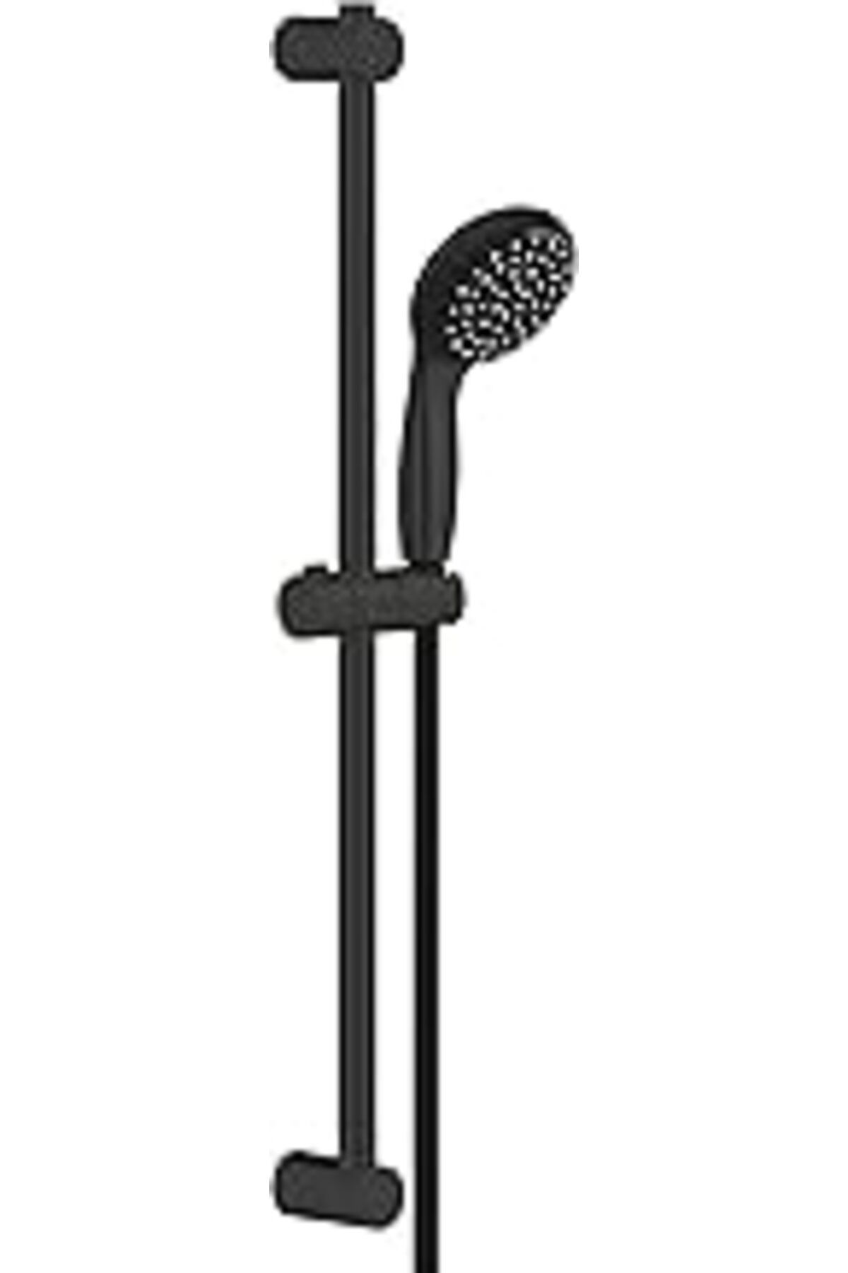 Pazarcan Vitalio Start 100 Quickfix Sürgülü Duş Seti 100Mm 2 Akışlı El Duşu, 600Mm Sürgülü Ray, 1750Mm Duş H