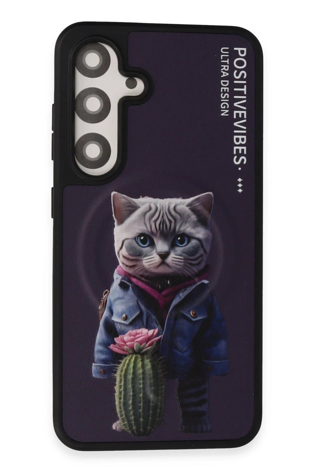 Toptan Bulurum Samsung Galaxy S24 Fun Magsafe Kapak - Derin Mor