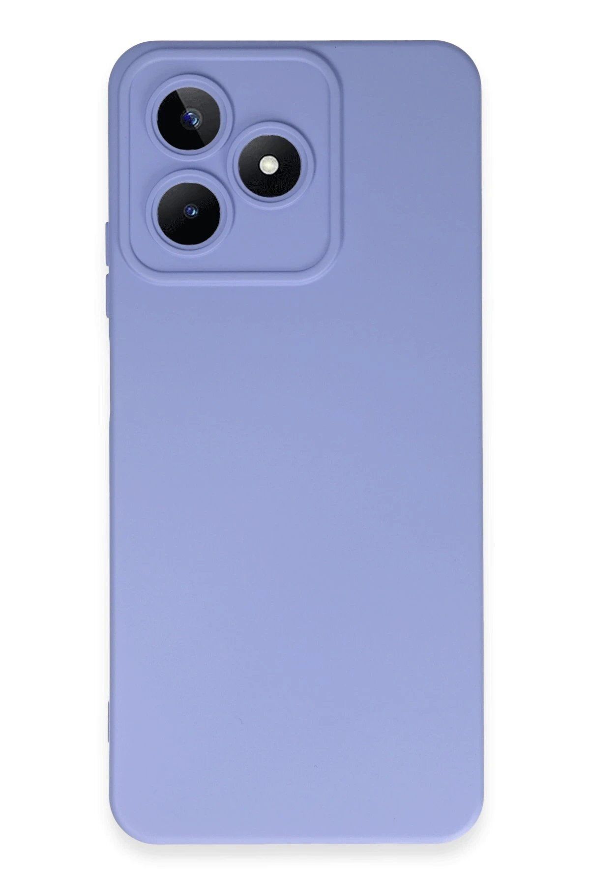 Toptan Bulurum Realme C53 Kılıf Nano içi Kadife Silikon - Lila