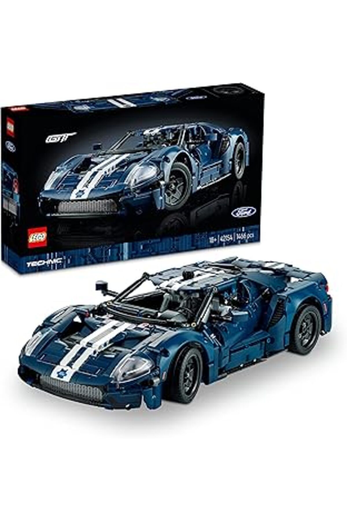 Pazarcan Technic 2022 Ford Gt 42154 - Yetişkinler İçin Sergilenebilecek Bir Supercar Modeli İçeren Yaratıcı