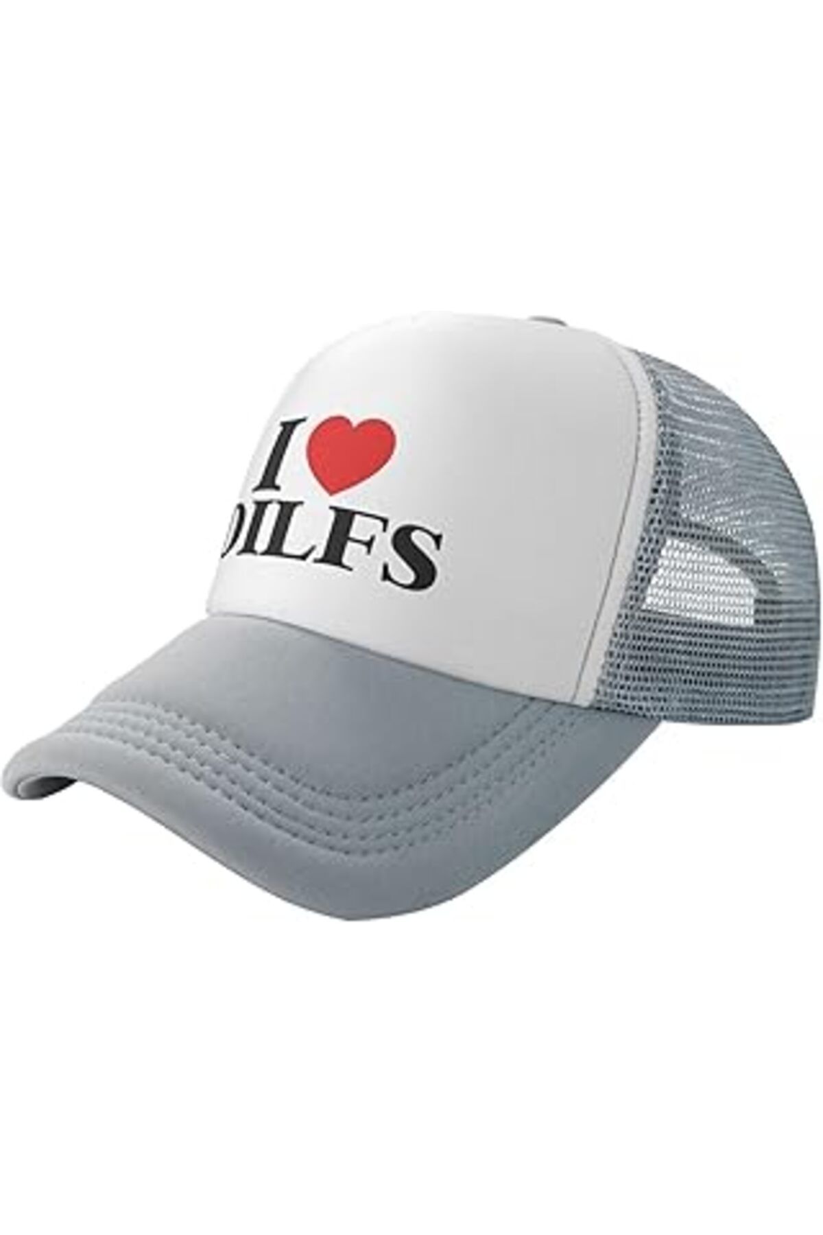 Pazarcan Jifre I Love Dilfs Kamyoncu Şapkası Spor Beyzbol Şapkası Gündelik Ayarlanabilir Boyut Hip-Hop Unise