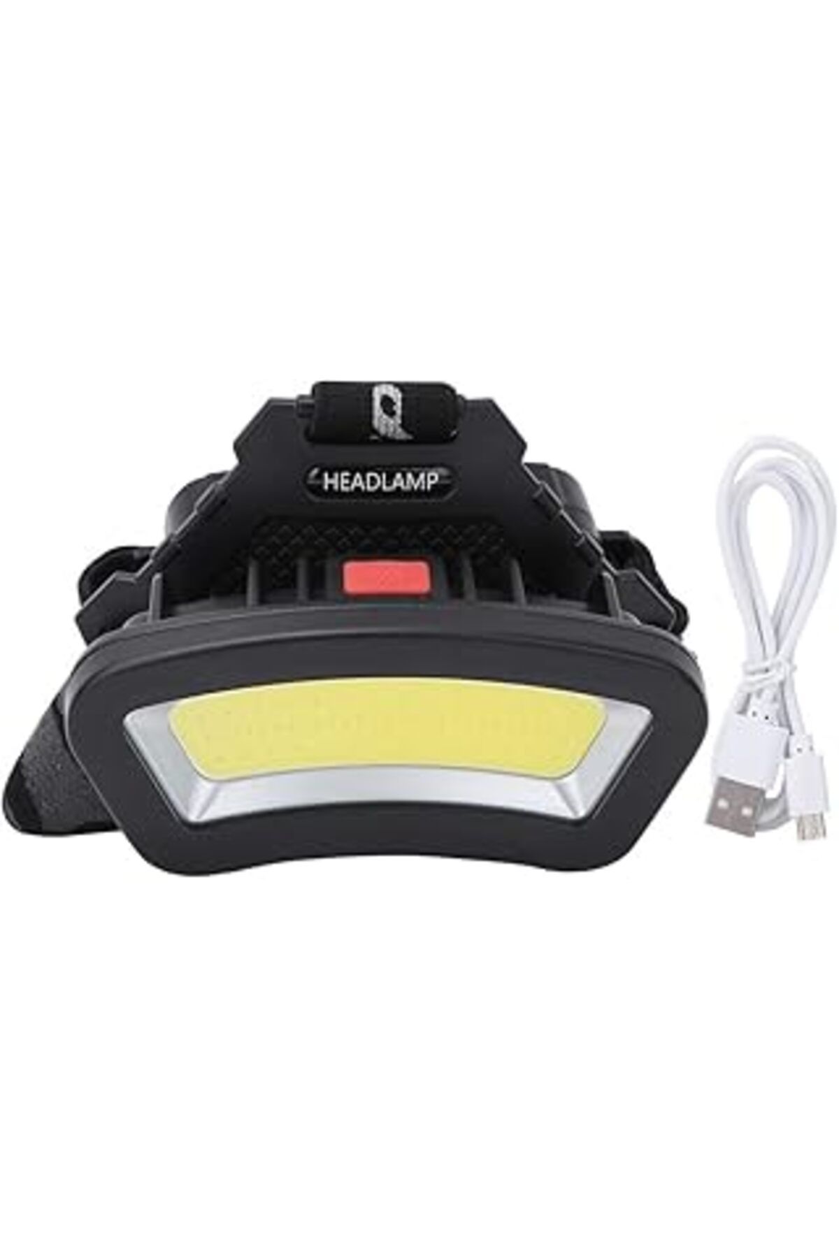 Mu Art Ahşap Panther Cob Led Şarjlı Kafa Lambası – 500 Lümen, 4 Modlu Far, Kırmızı Işık, Usb Şarjlı, Ayarlanabil