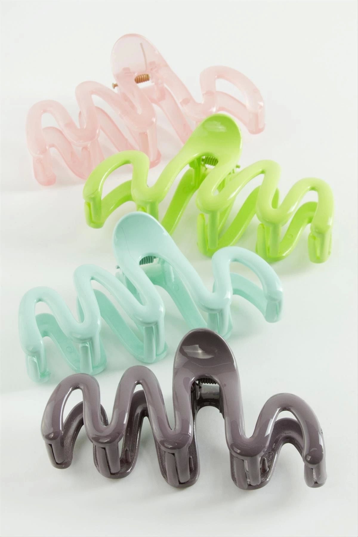 ÖYKÜ VE YİĞİT Oval Renkli Mandal Toka 11 cm