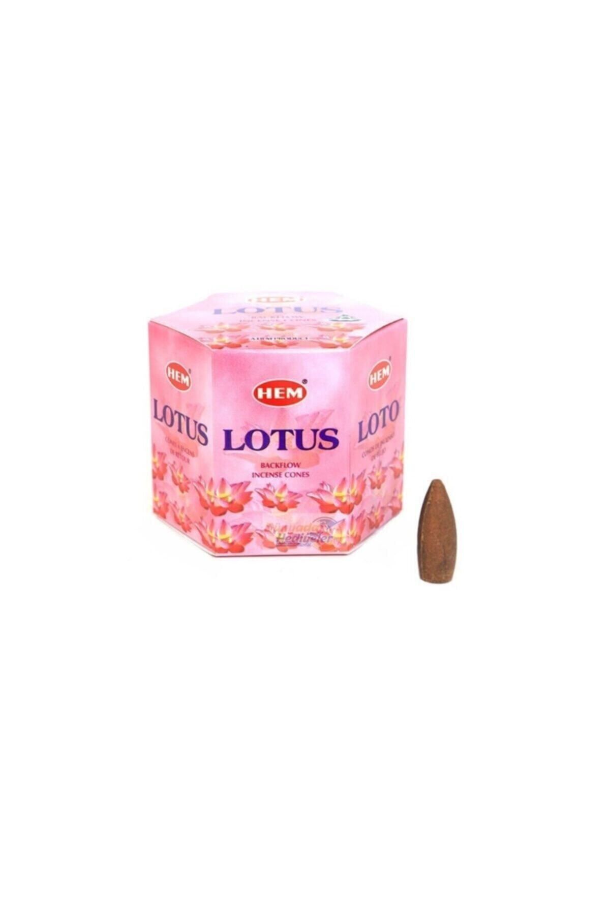Elioure Lotus Çiçeği Aromalı Geri Akışlı Şelale Tütsü Konileri, 40 adet keyifli deneyim
