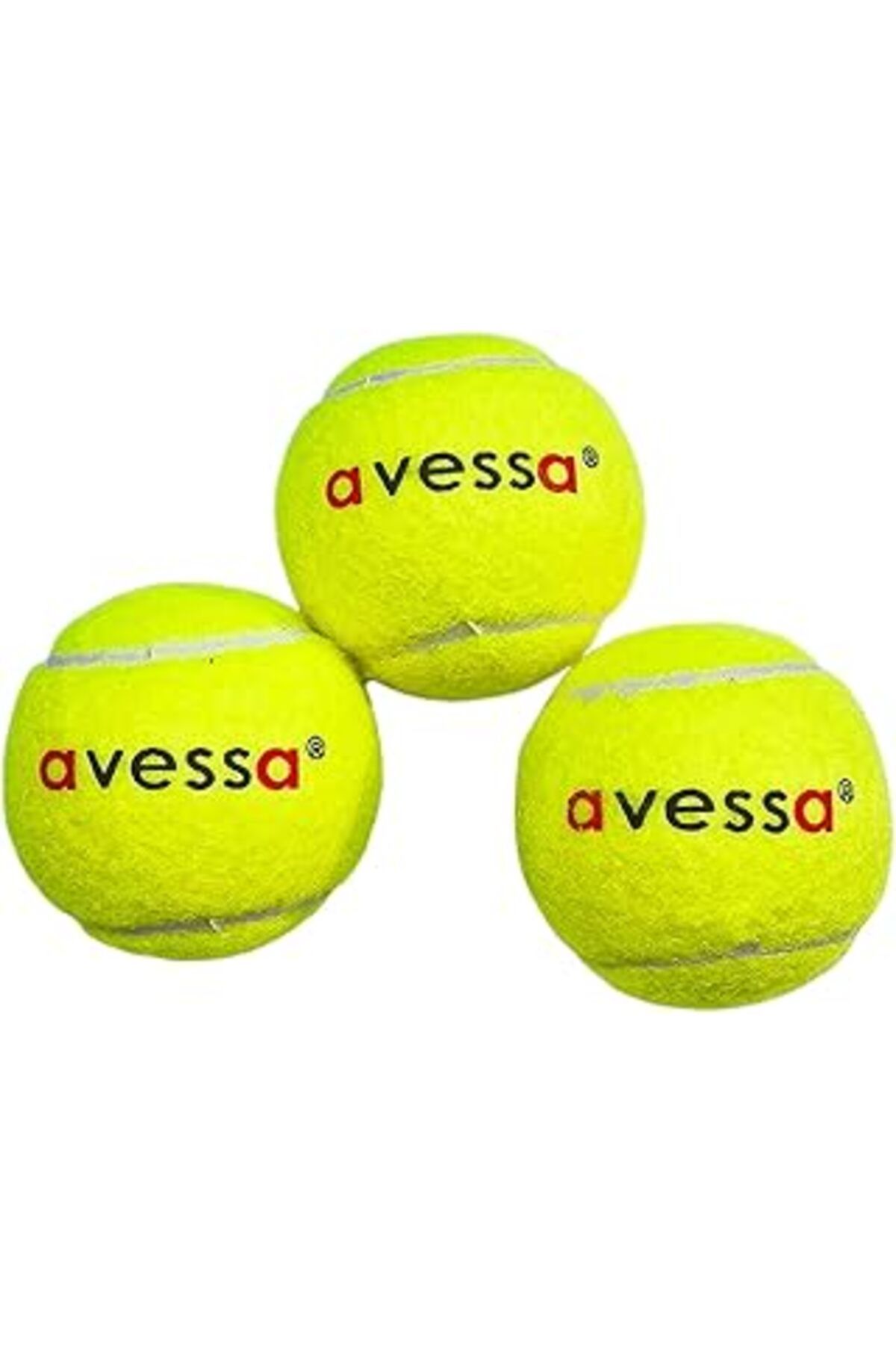 NETWORK ART Avessa Tenis Topu, 3'Lü Paket, Hoby Ve Amatör Kullanım, Sarı, Tt-100