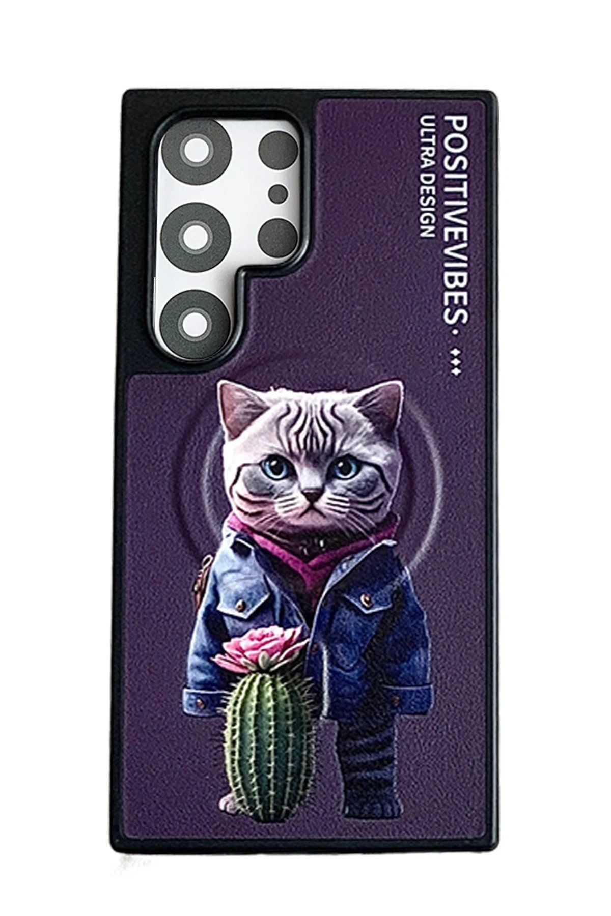 Toptan Bulurum Samsung Galaxy S24 Ultra Fun Magsafe Kapak - Derin Mor