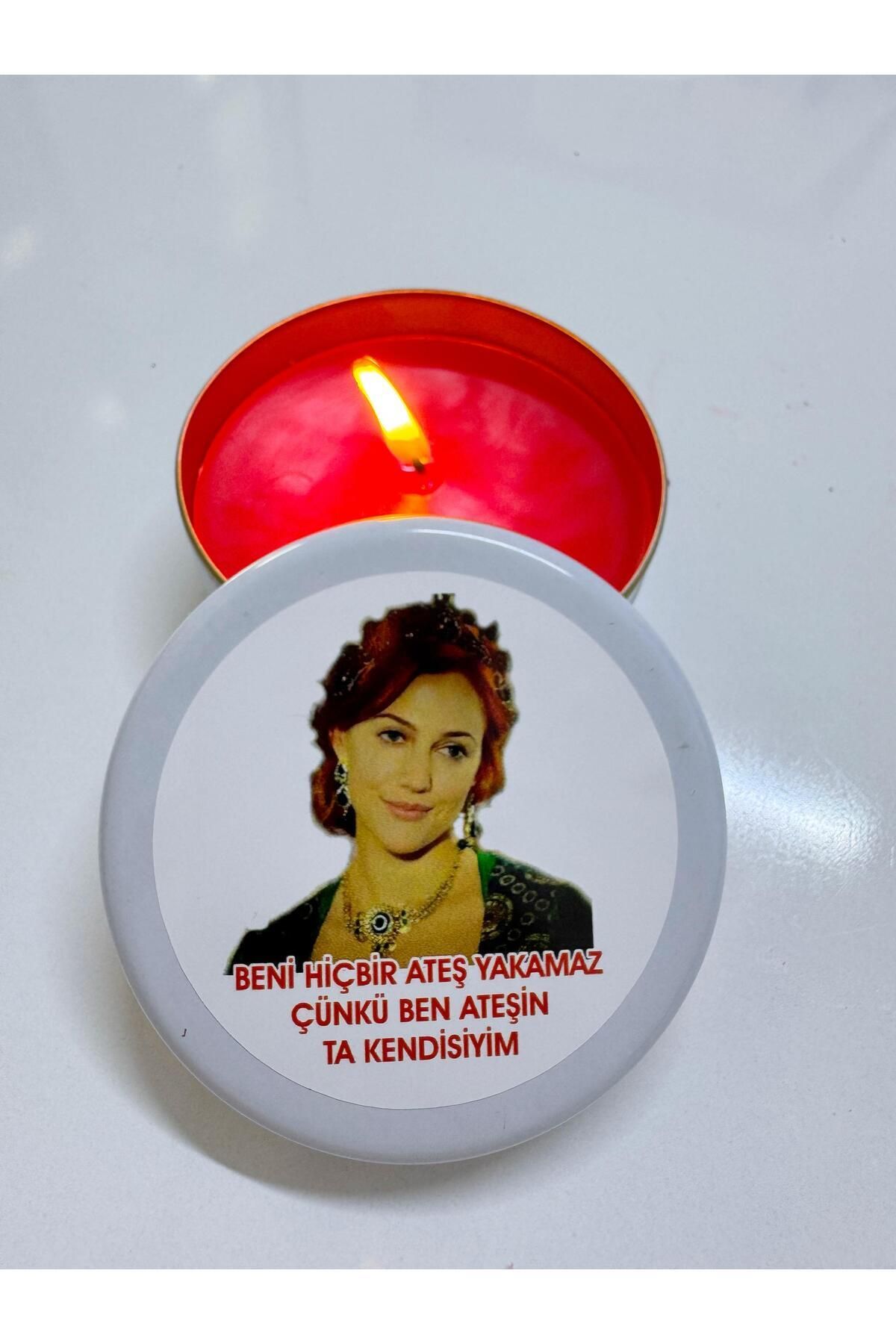 Elioure Çok Renkli Dekoratif Hediye Teneke Mum, Şık ve Renkli Dekorasyon Parçası