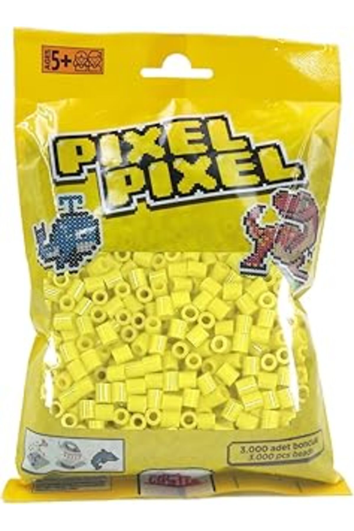 Qedii Red Castle 3000 Adet Midi Boncuk Limon Sarısı- Ppb-3000-29