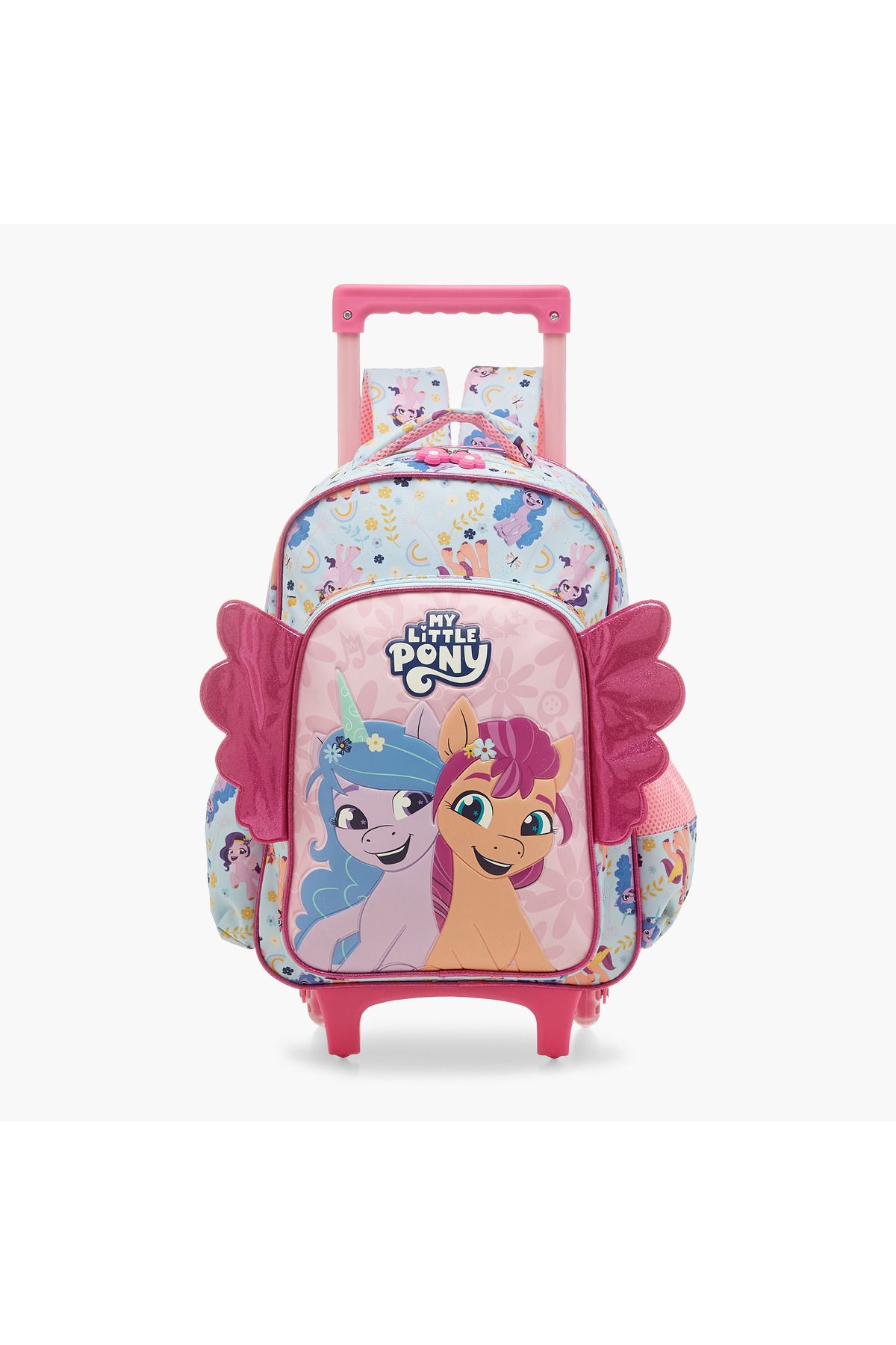 MY LITTLE PONY-Print Trolley Backpack with Retractable Handle and Adjustable Straps -16 inches 1