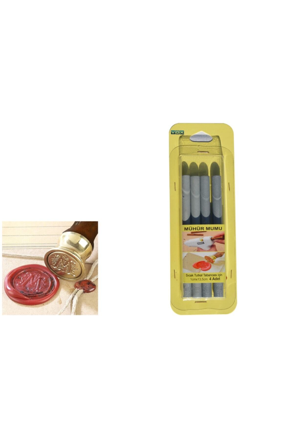 Elioure Gri Silikon Tabancası İçin Mühür Mumu 13.5x1 cm, kaliteli ve dayanıklı malzeme.
