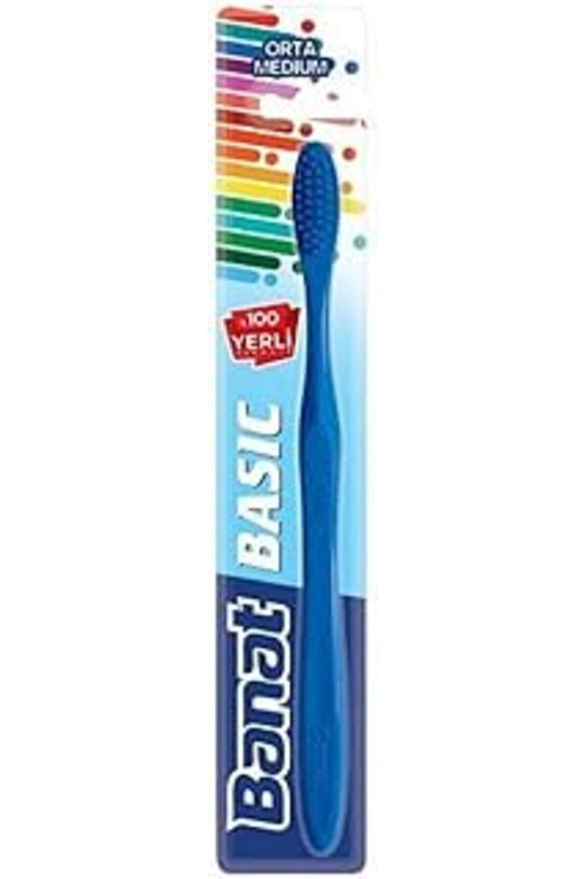 TBSProjects Banat Basic Diş Fırçası Orta Sertlik (Mavi)