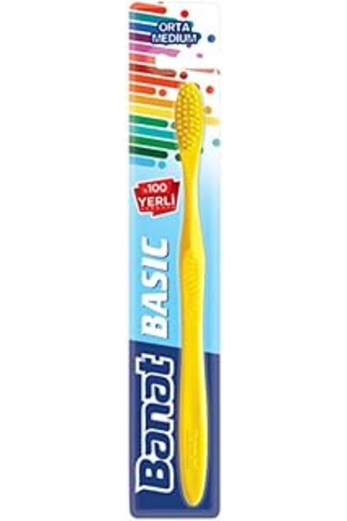 TBSProjects Banat Basic Diş Fırçası - Orta Sertlik (SARI)