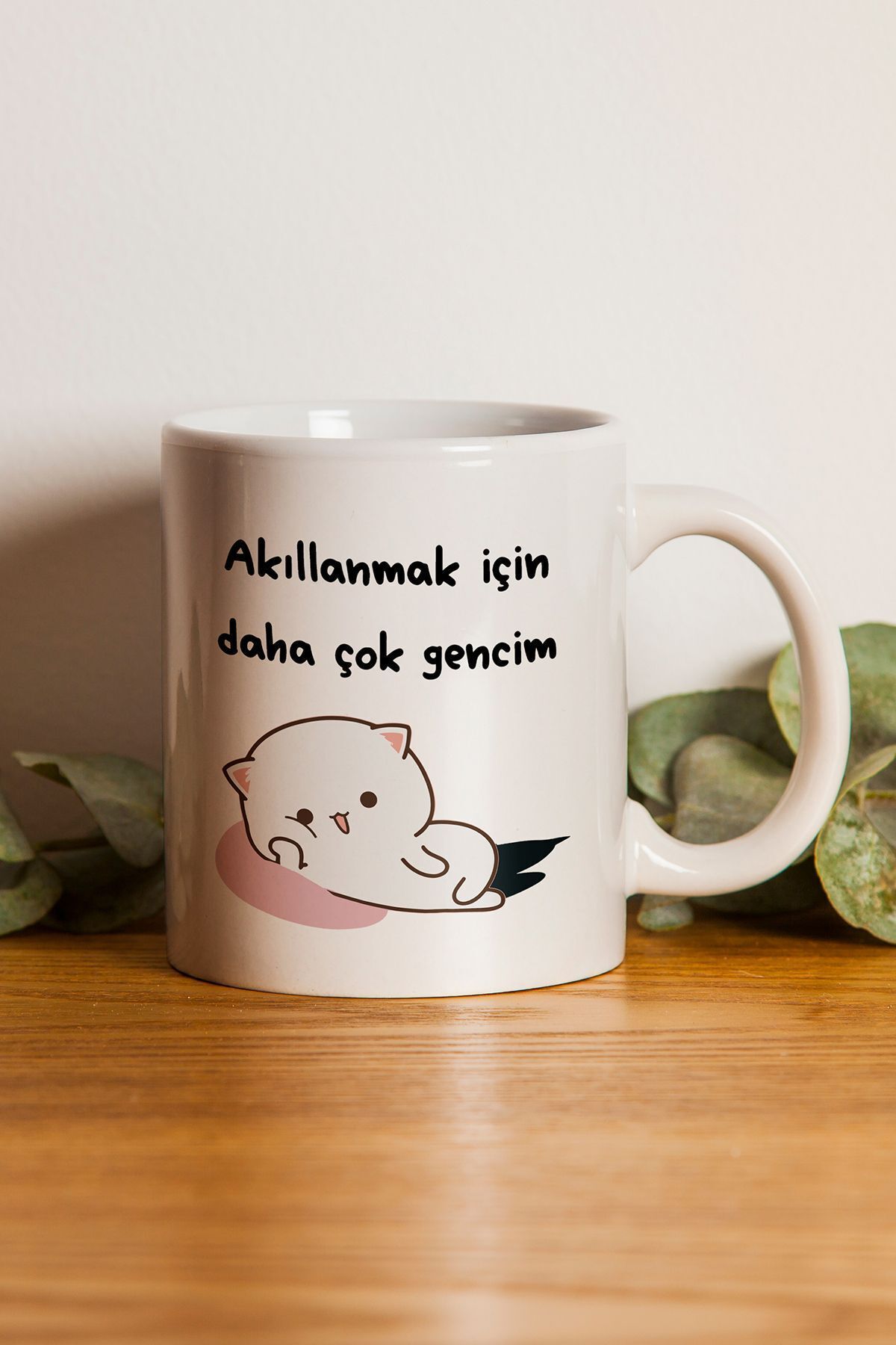BİBANAPROMOSYON "akıllanmak Için Daha Çok Gencim" Baskılı Kupa Bardak - Sevgililer Günü Hediye